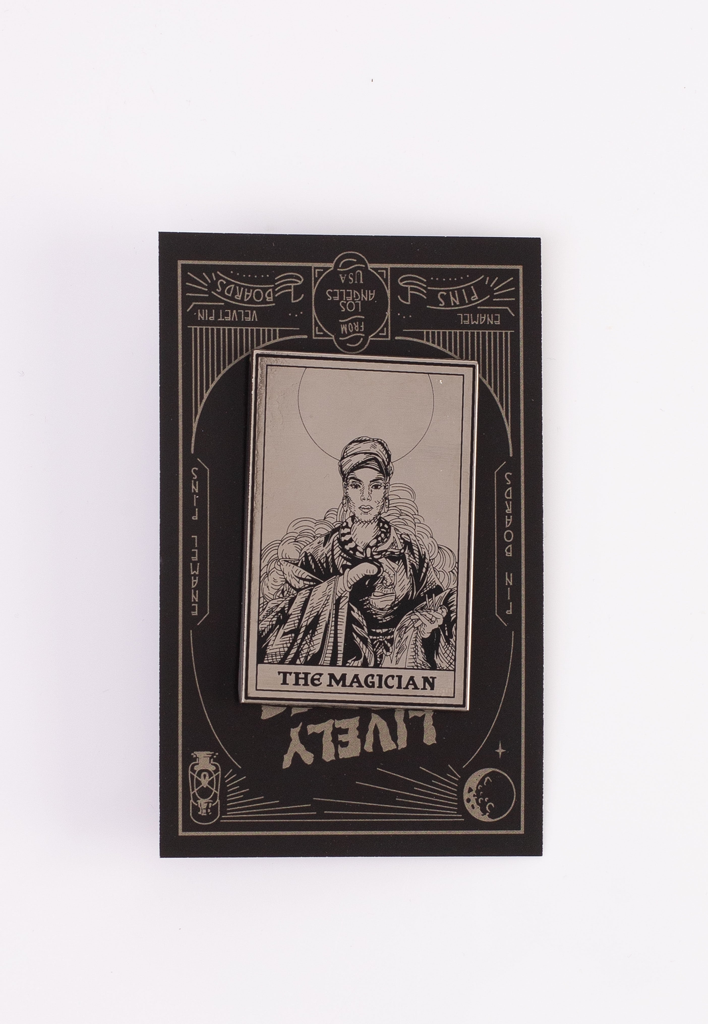 Lively Ghosts - The Magician Tarot Silver - Pin | Neutral-Image