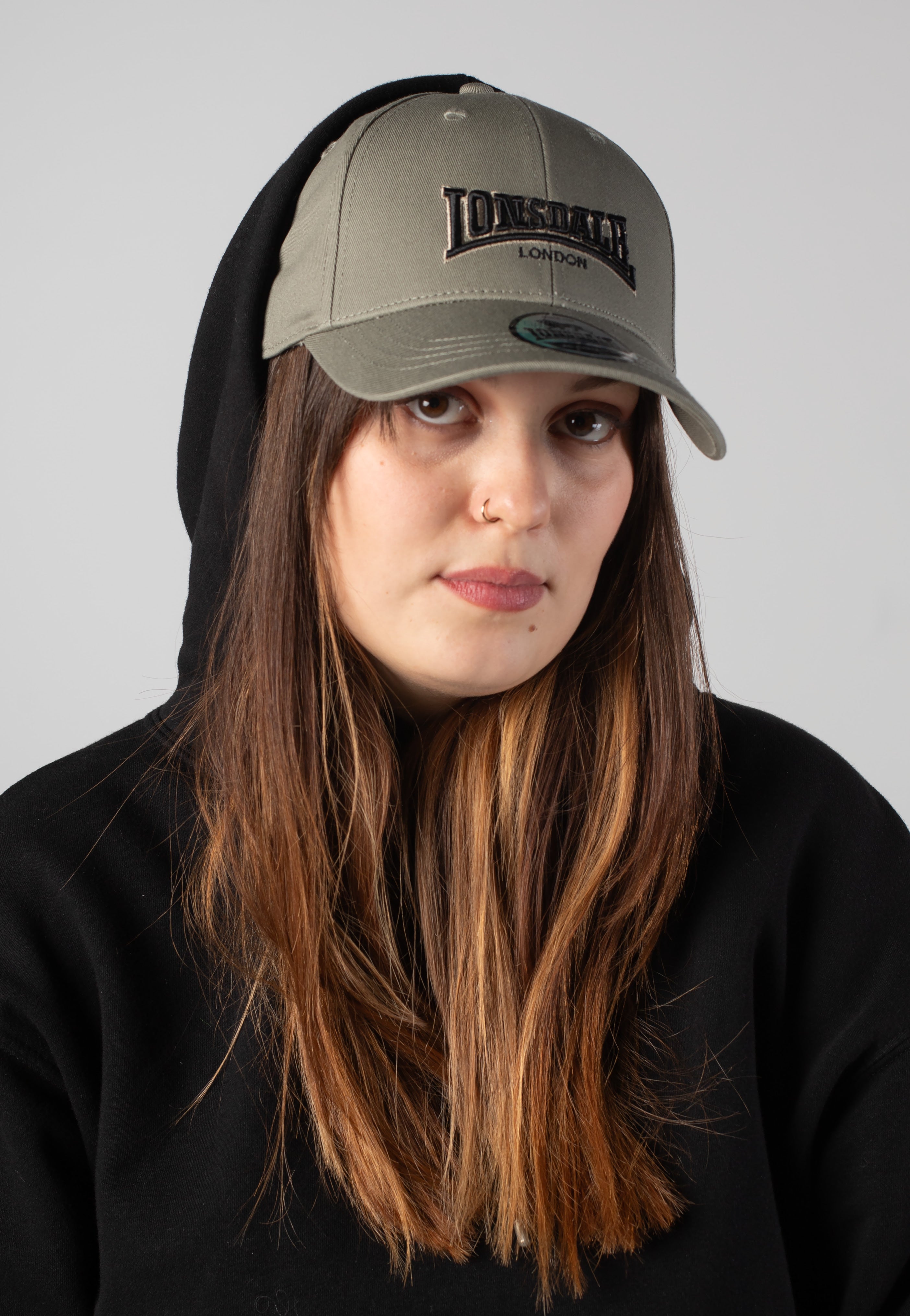 Lonsdale - New Classic Sage Green - Cap | Neutral-Image