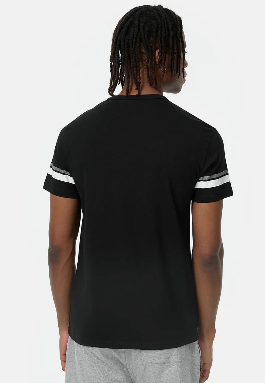 Lonsdale - Creich Black/White/Grey - T-Shirt | Men-Image