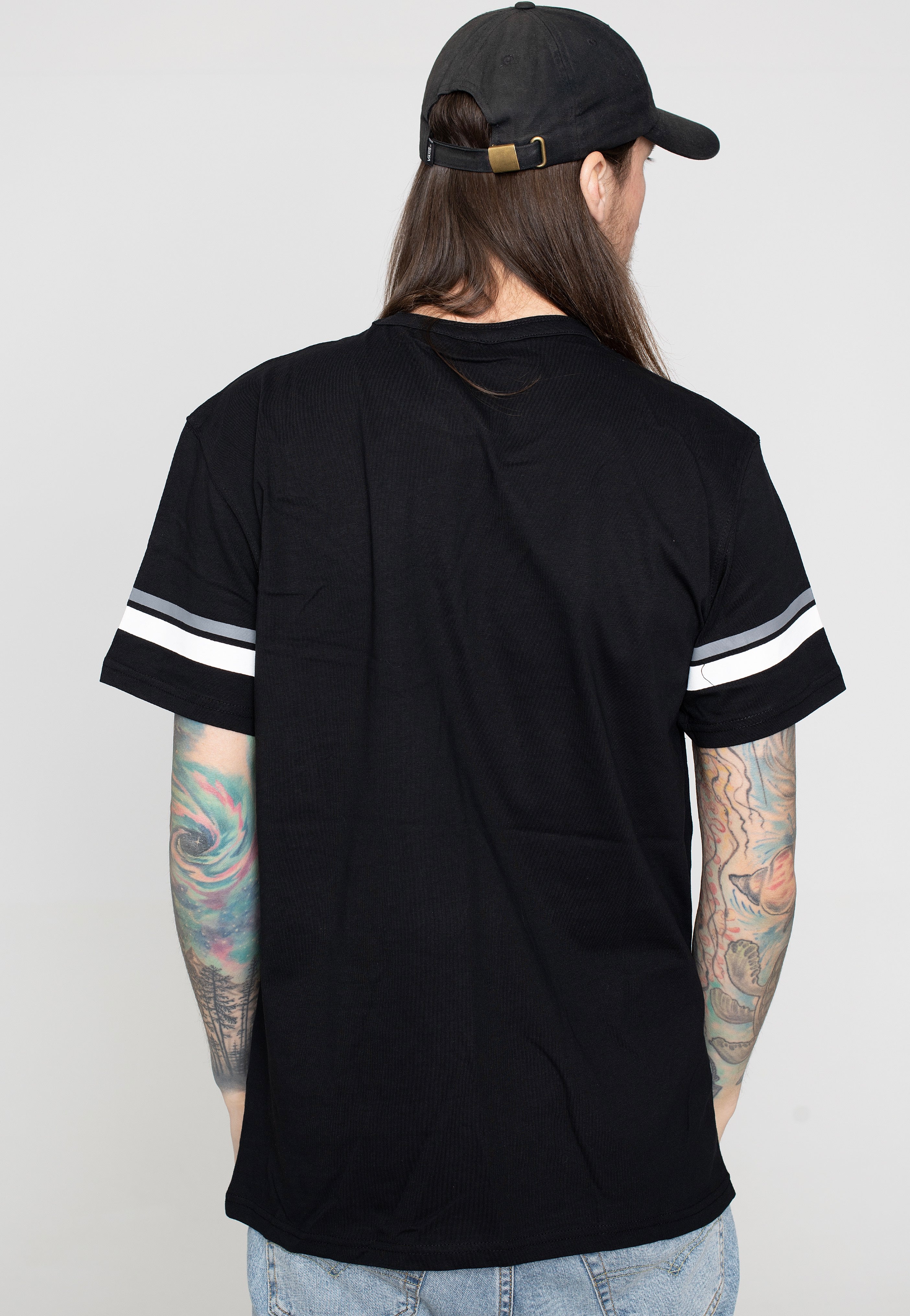 Lonsdale - Creich Black/White/Grey - T-Shirt | Men-Image