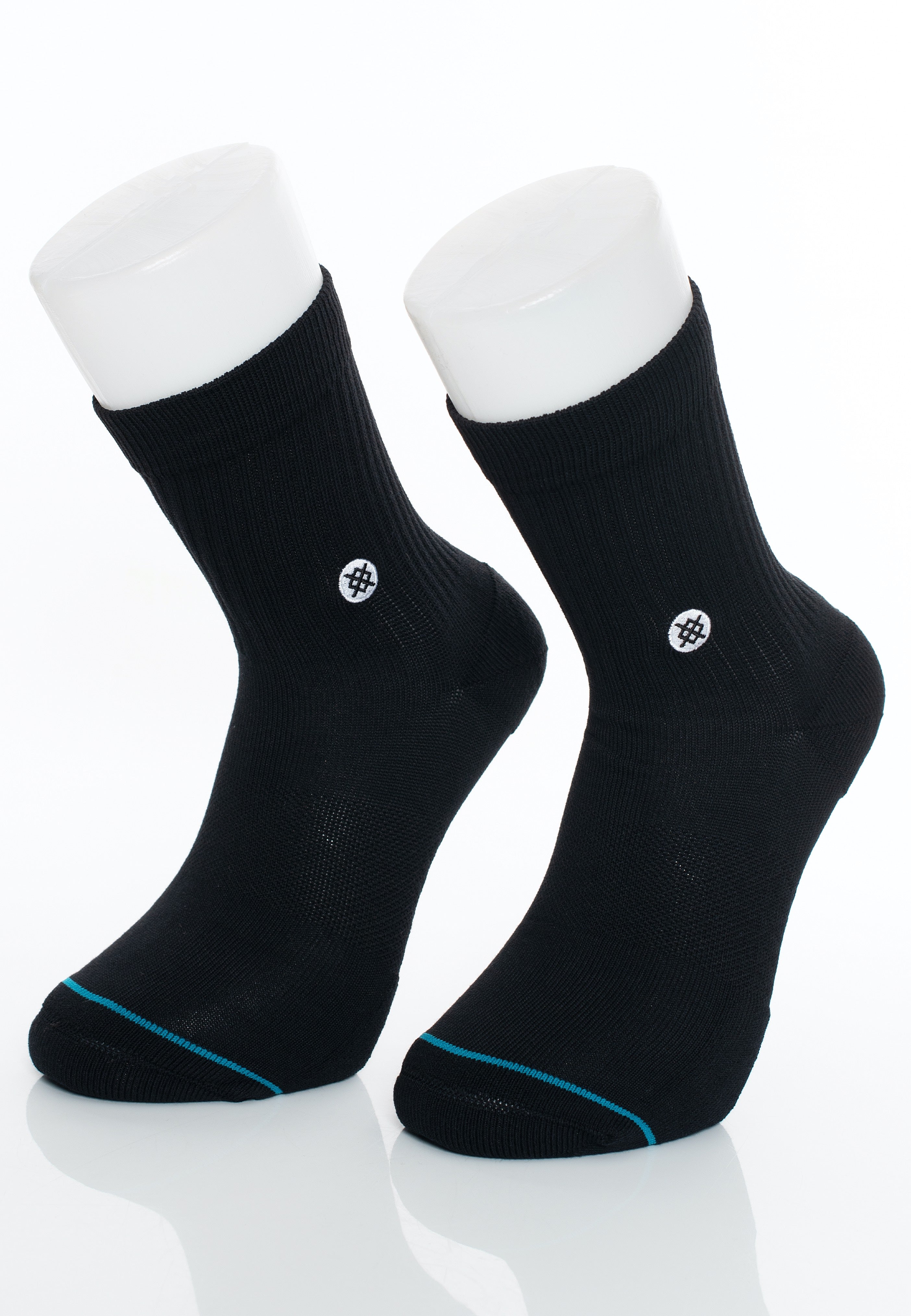 Stance - Icon Quarter Pack Of 3 Black - Socks | Neutral-Image