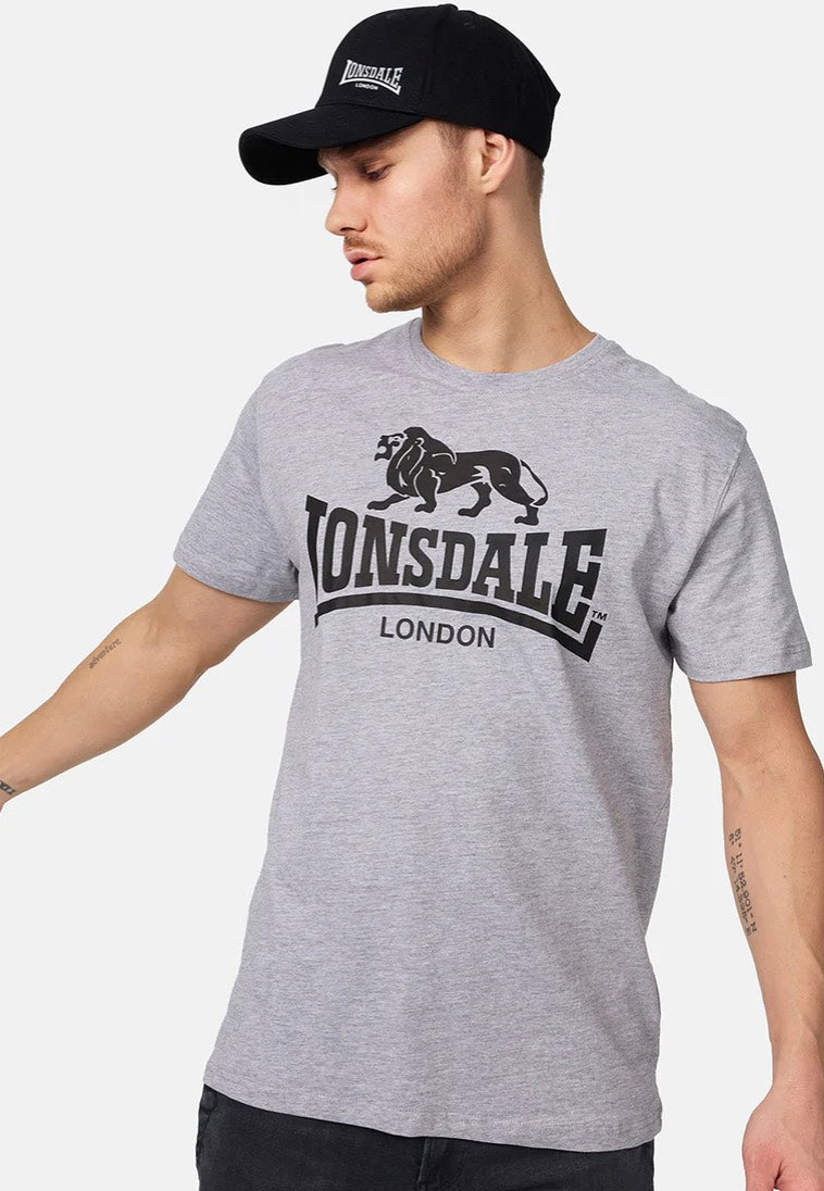Lonsdale - Logo Marl Grey - T-Shirt | Men-Image