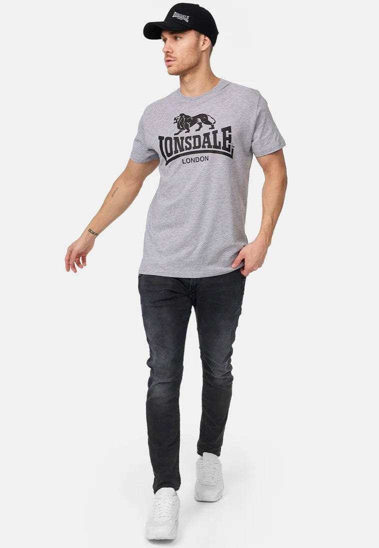 Lonsdale - Logo Marl Grey - T-Shirt | Men-Image