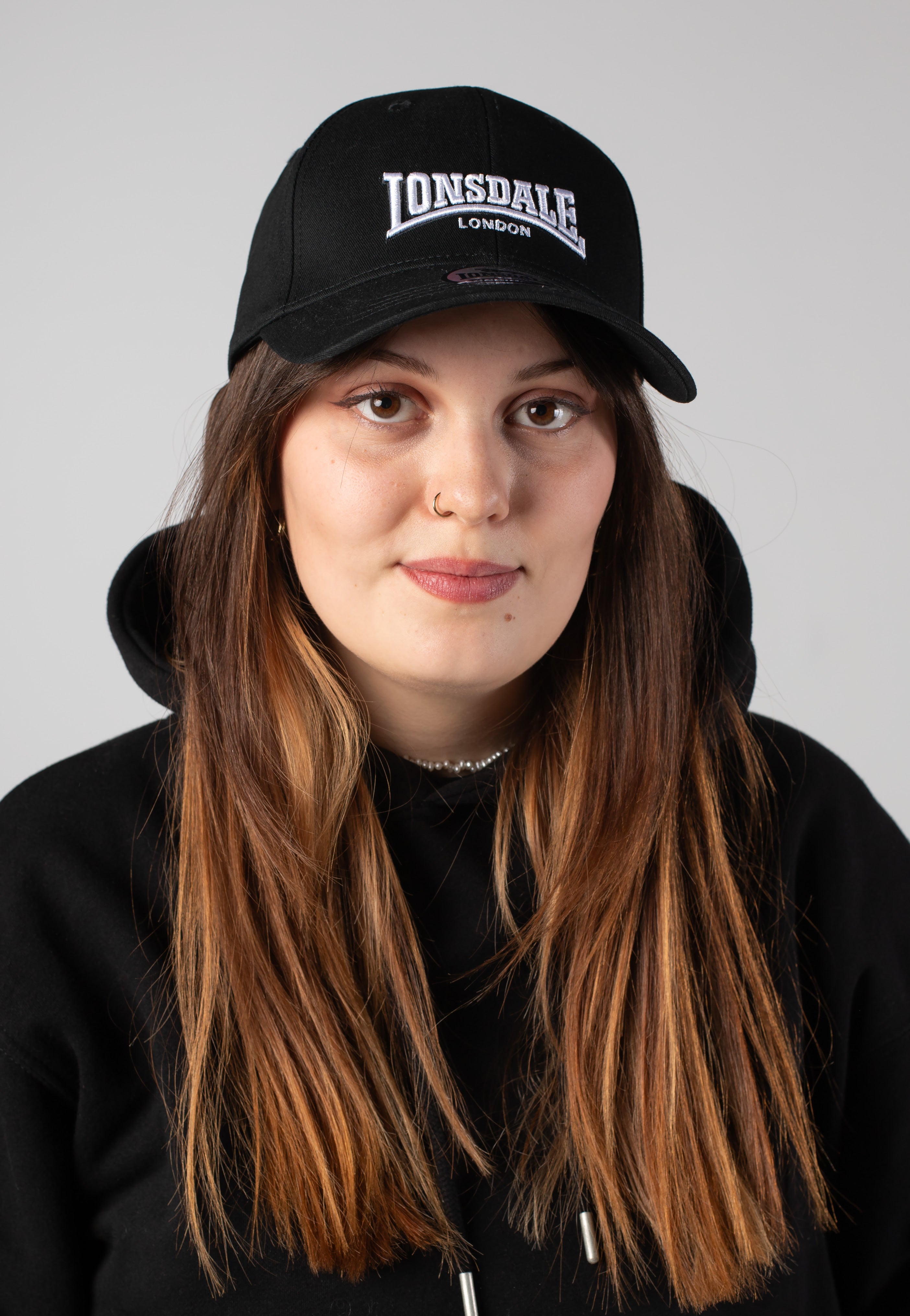 Lonsdale - New Classic Black/White - Cap | Neutral-Image