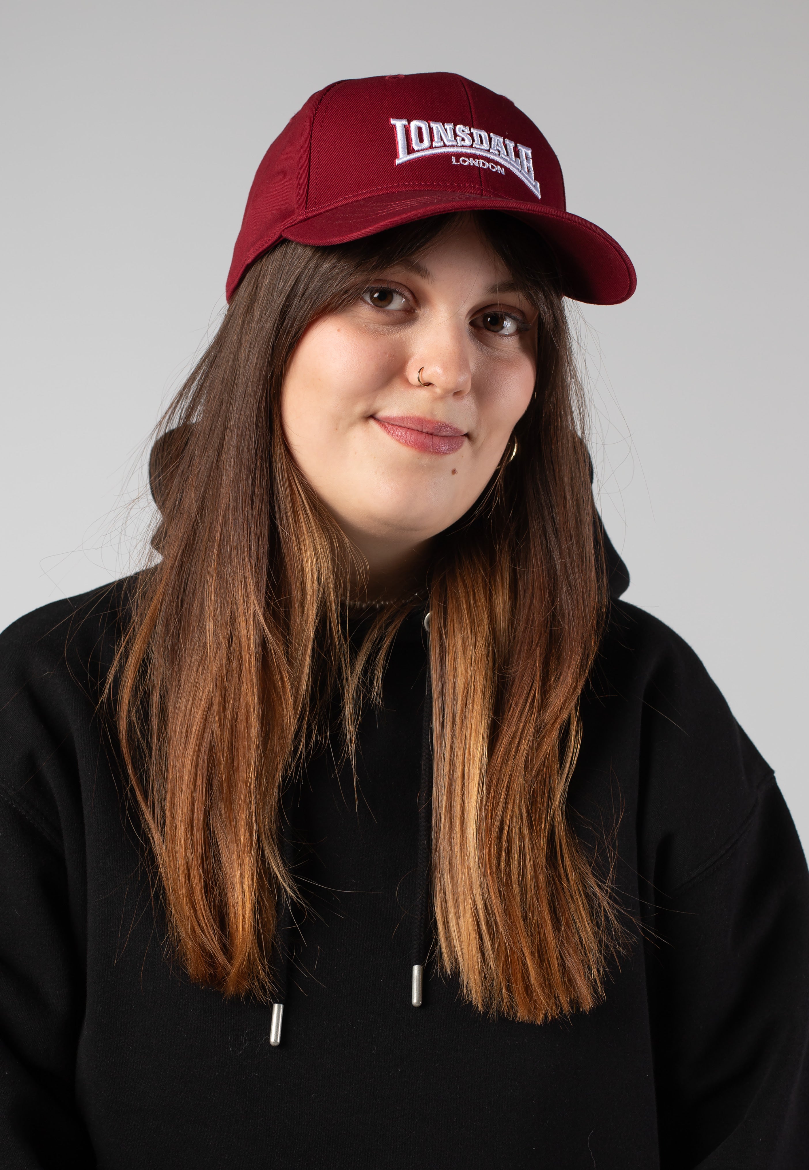 Lonsdale - New Classic Burgundy - Cap | Neutral-Image