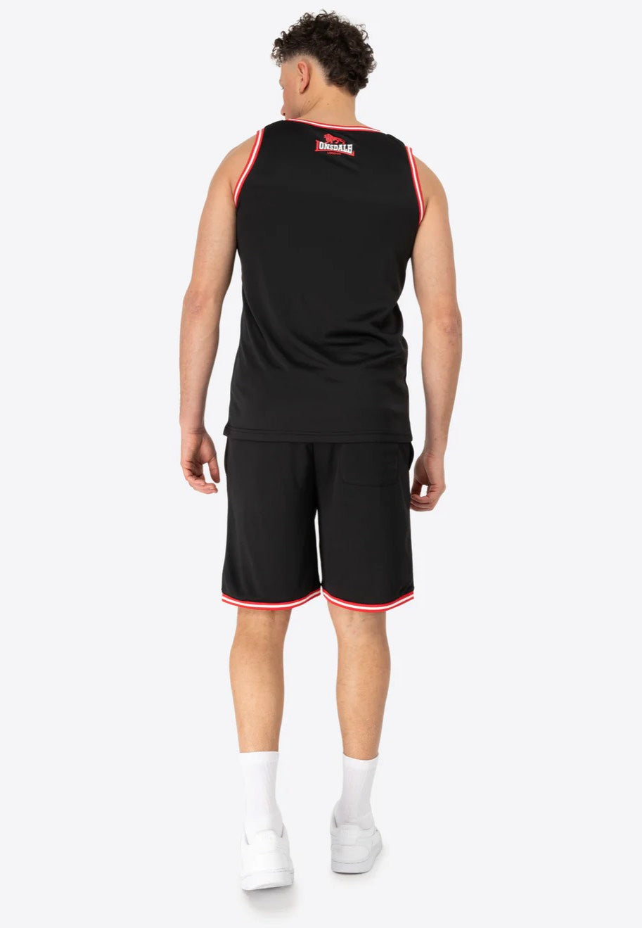 Lonsdale - Pewsey Black/Red/White - Tracksuit | Men-Image