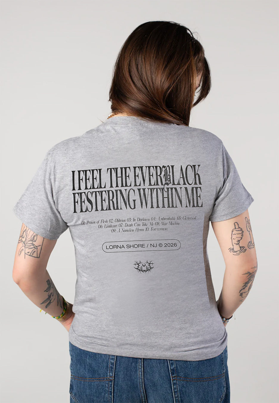 Lorna Shore - Everblack OE Sportsgrey - T-Shirt | Women-Image