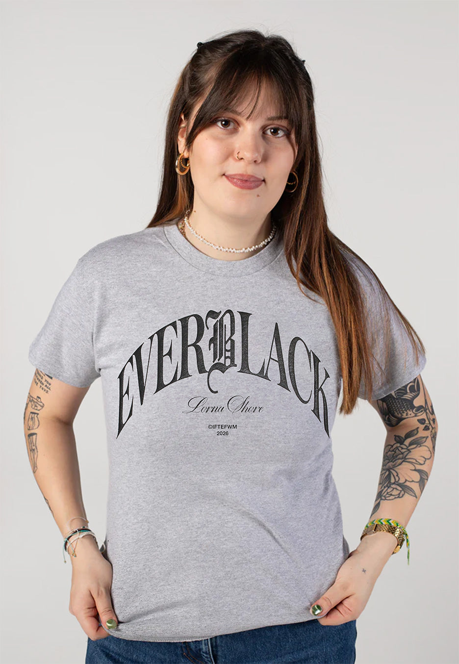 Lorna Shore - Everblack OE Sportsgrey - T-Shirt | Women-Image
