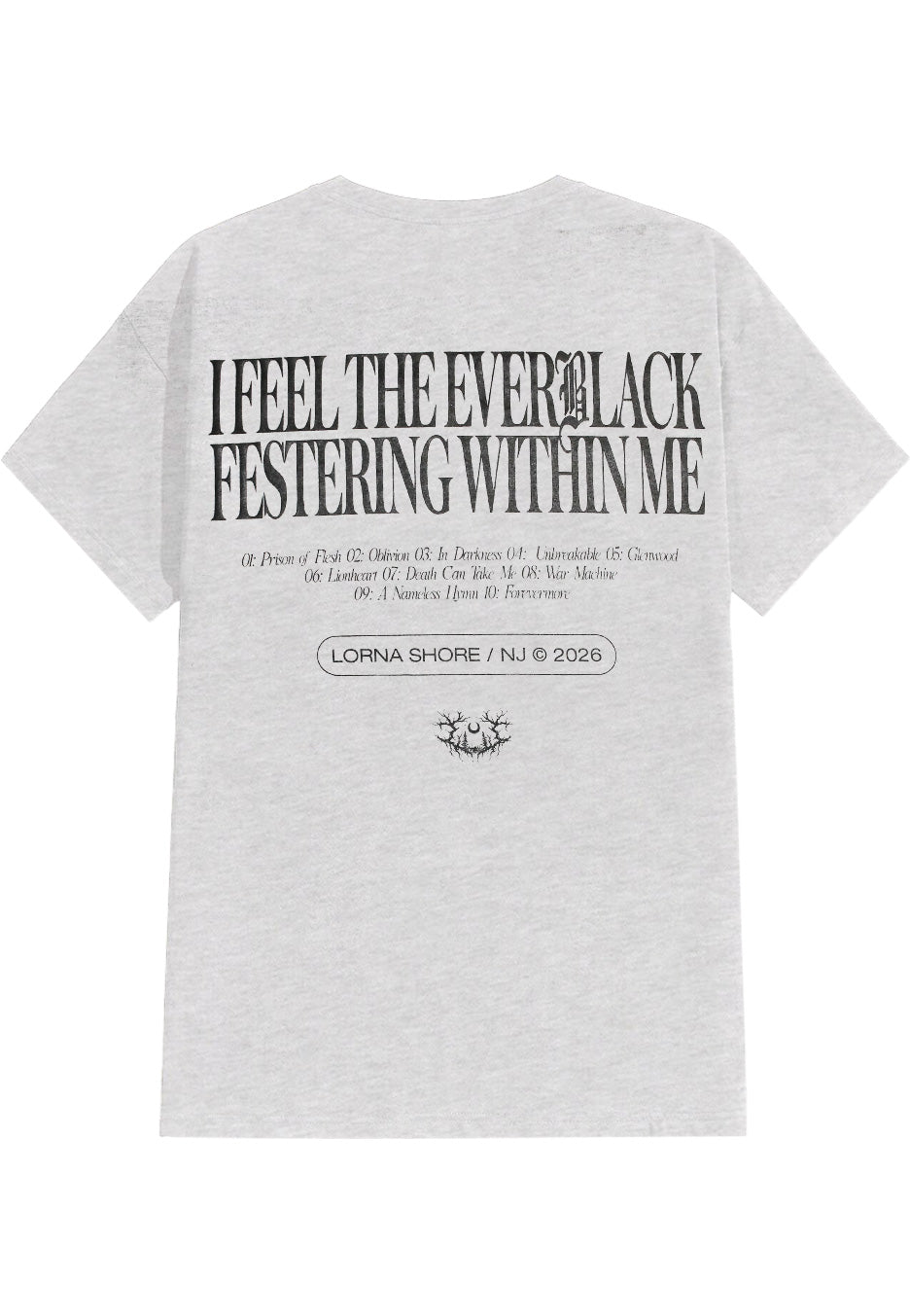 Lorna Shore - Everblack OE Sportsgrey - T-Shirt | Neutral-Image