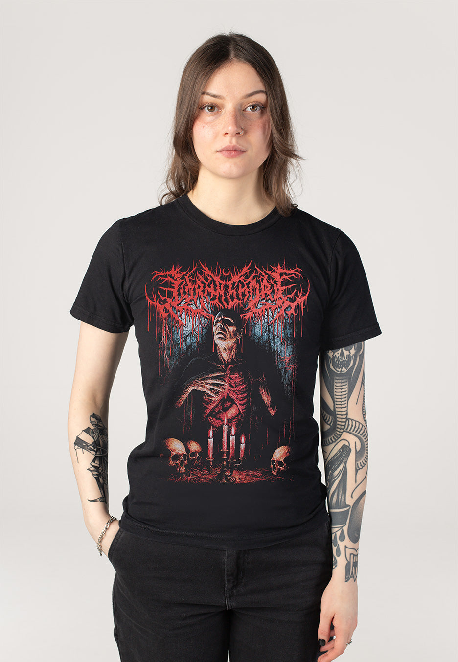 Lorna Shore - I Feel The Everblack Festering Within Me - T-Shirt | Women-Image