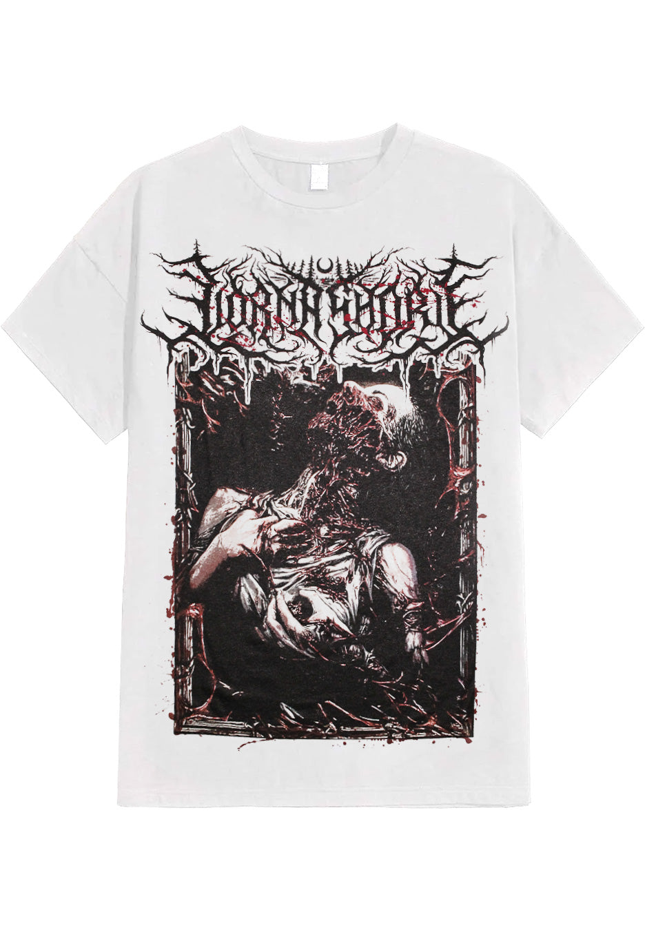 Lorna Shore - Prison Of Flesh White - T-Shirt | Neutral-Image