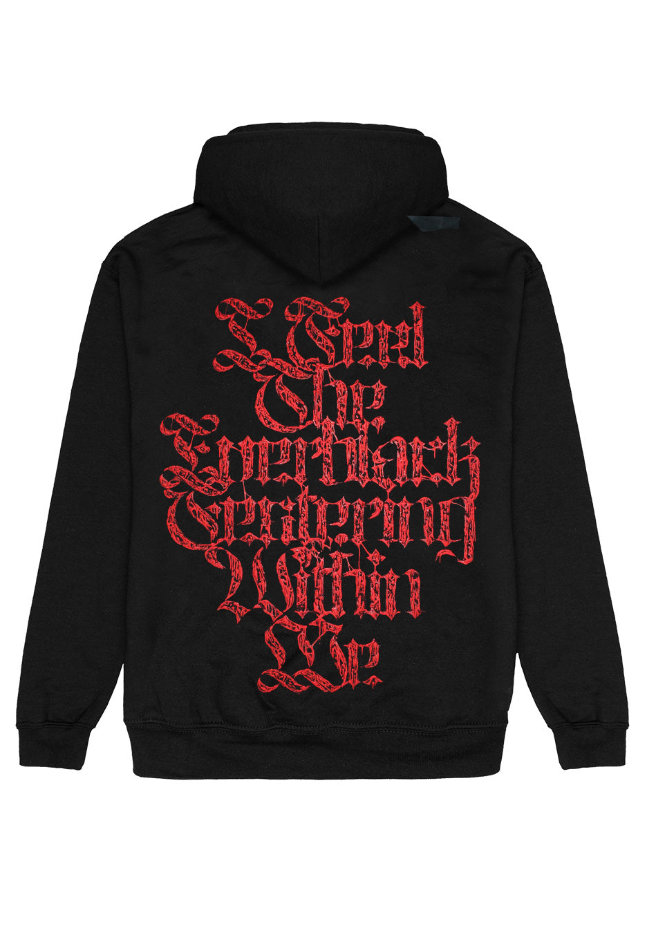 Lorna Shore - Red Logo Puff Print - Hoodie | Neutral-Image