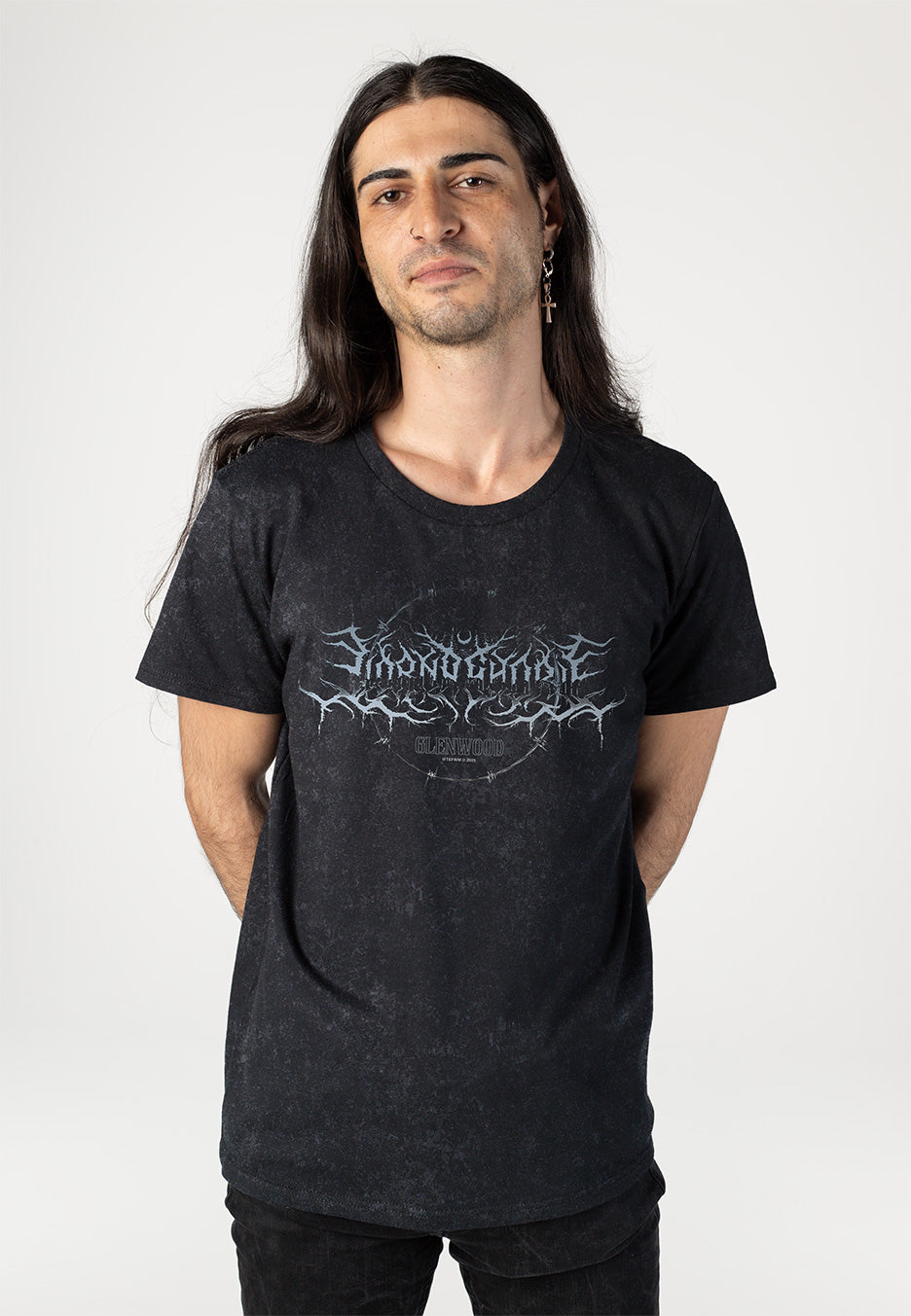 Lorna Shore - Barbed Wire Acid Wash - T-Shirt | Men-Image