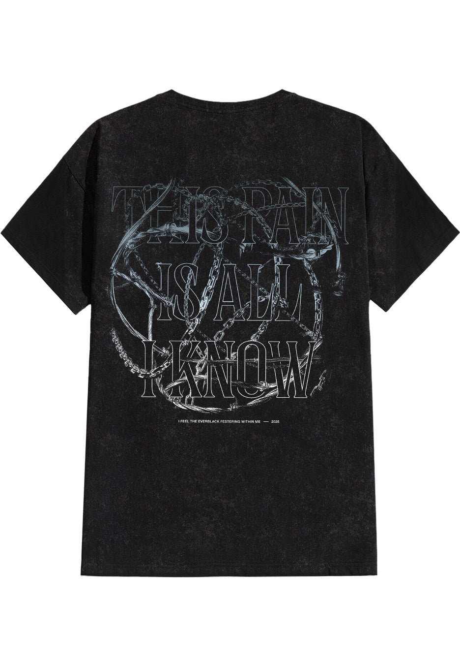 Lorna Shore - Barbed Wire Acid Wash - T-Shirt | Neutral-Image