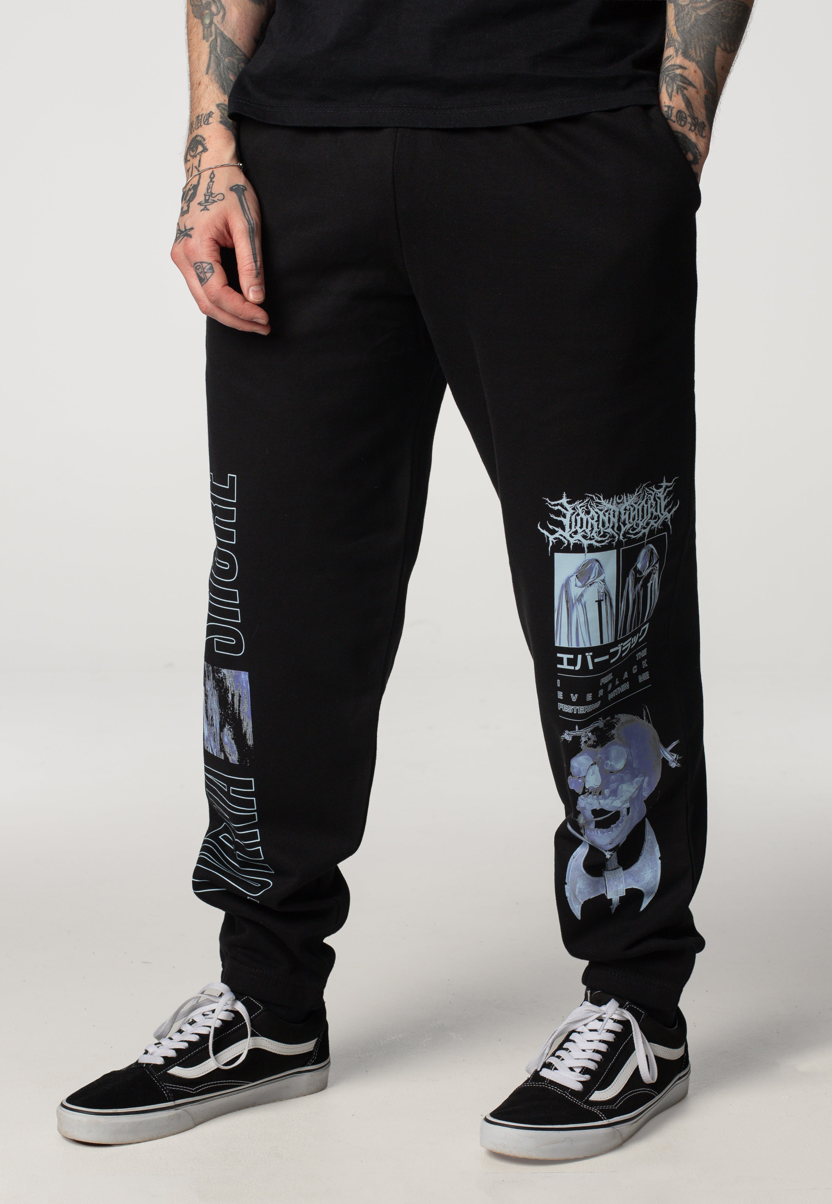 Lorna Shore - Blue Skull - Sweatpants | Men-Image