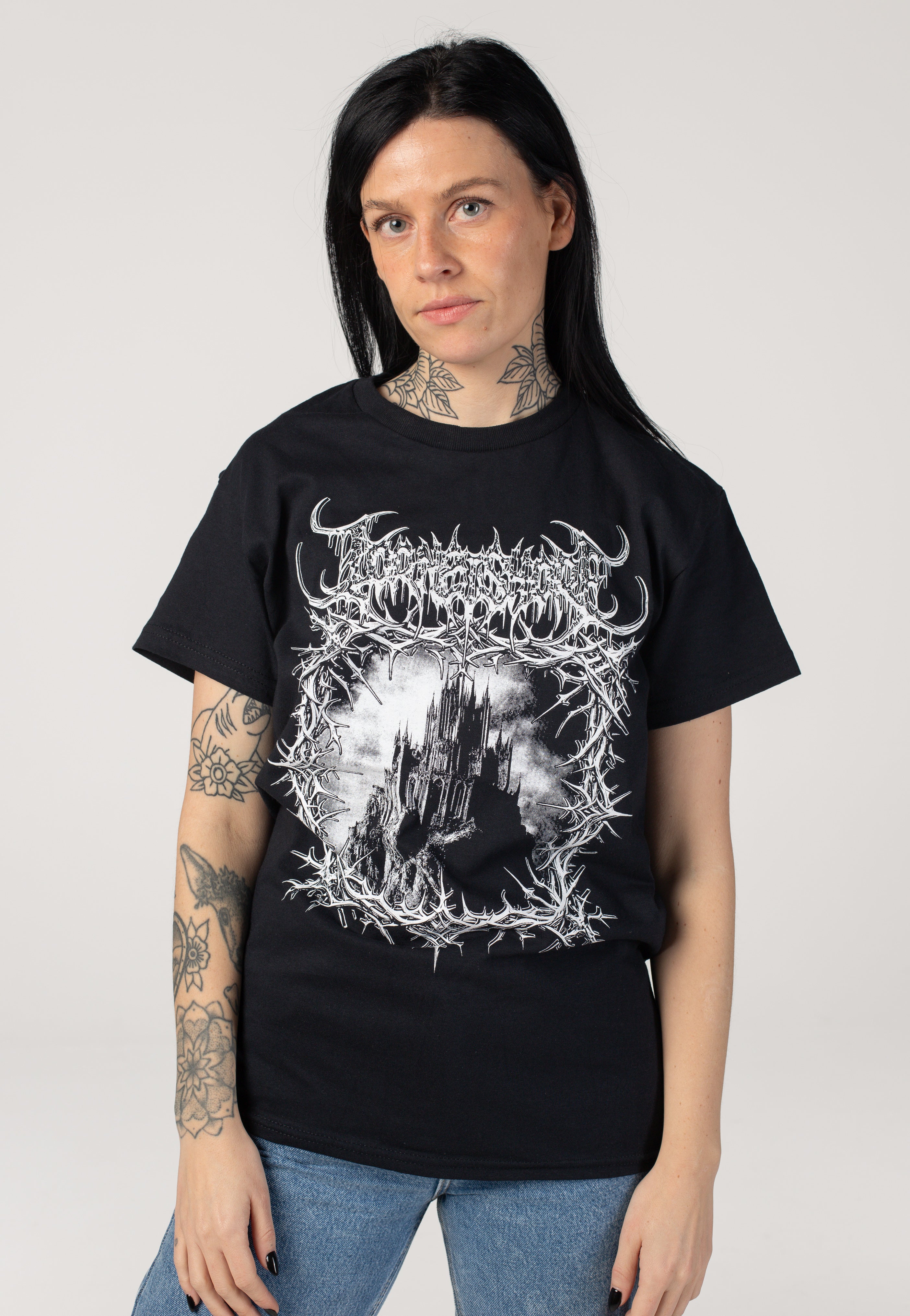 【新品☆正規品】LORNA SHORE バンドT サイズXL 黒 ロックT Lorna Shore Castle - T-Shirt | Impericon