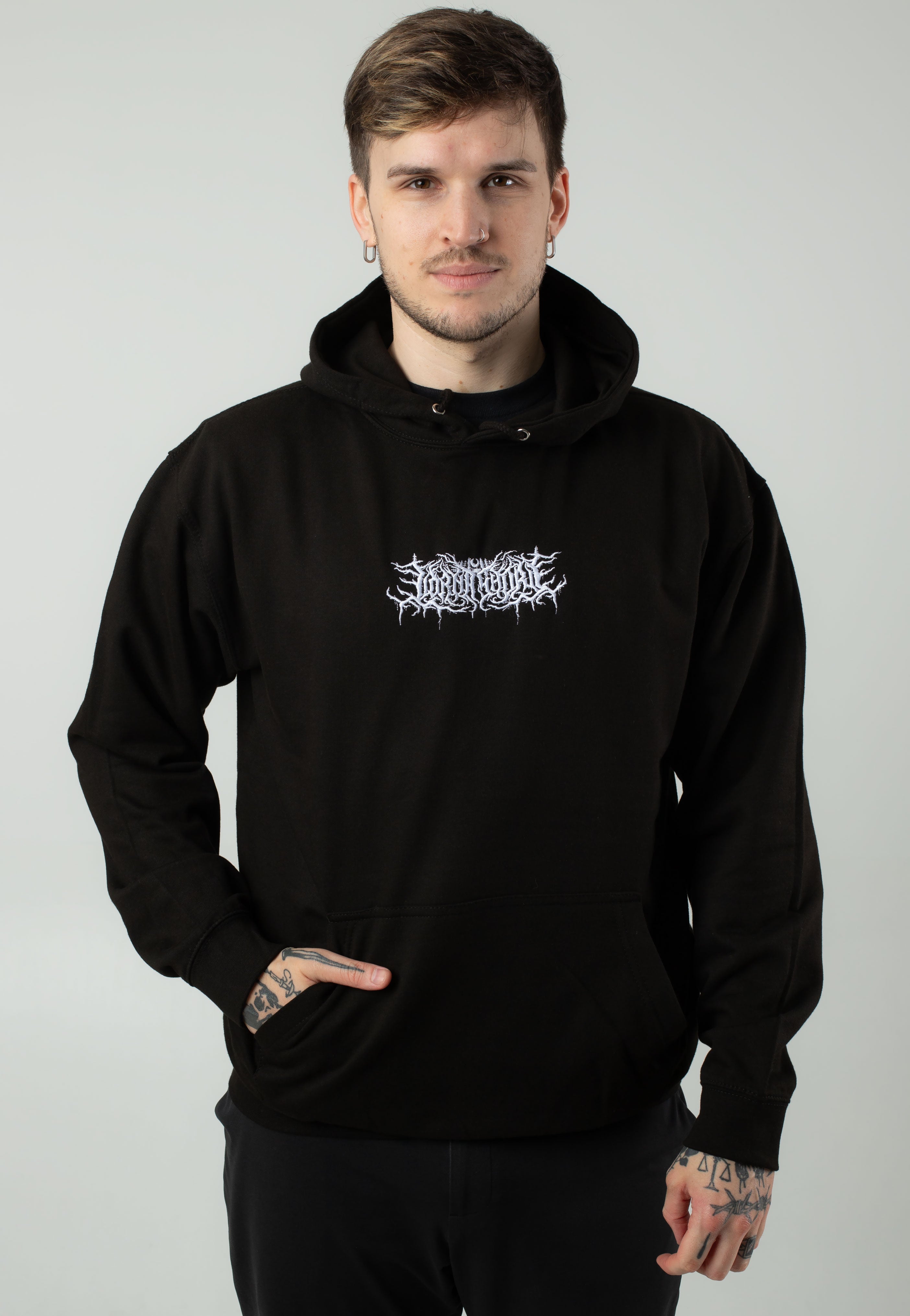 Lorna Shore - Embroidered Logo - Hoodie | Men-Image