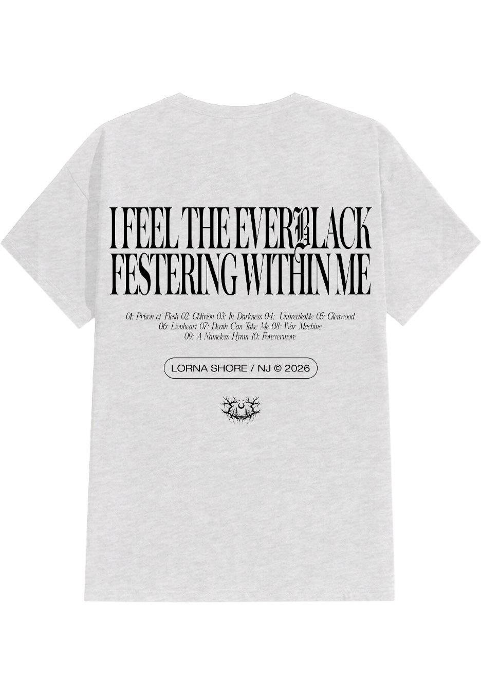 Lorna Shore - Everblack OE Sportsgrey - T-Shirt | Neutral-Image