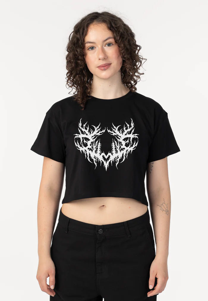 Lorna Shore - Heart Sigil Crop - Girly | Women-Image