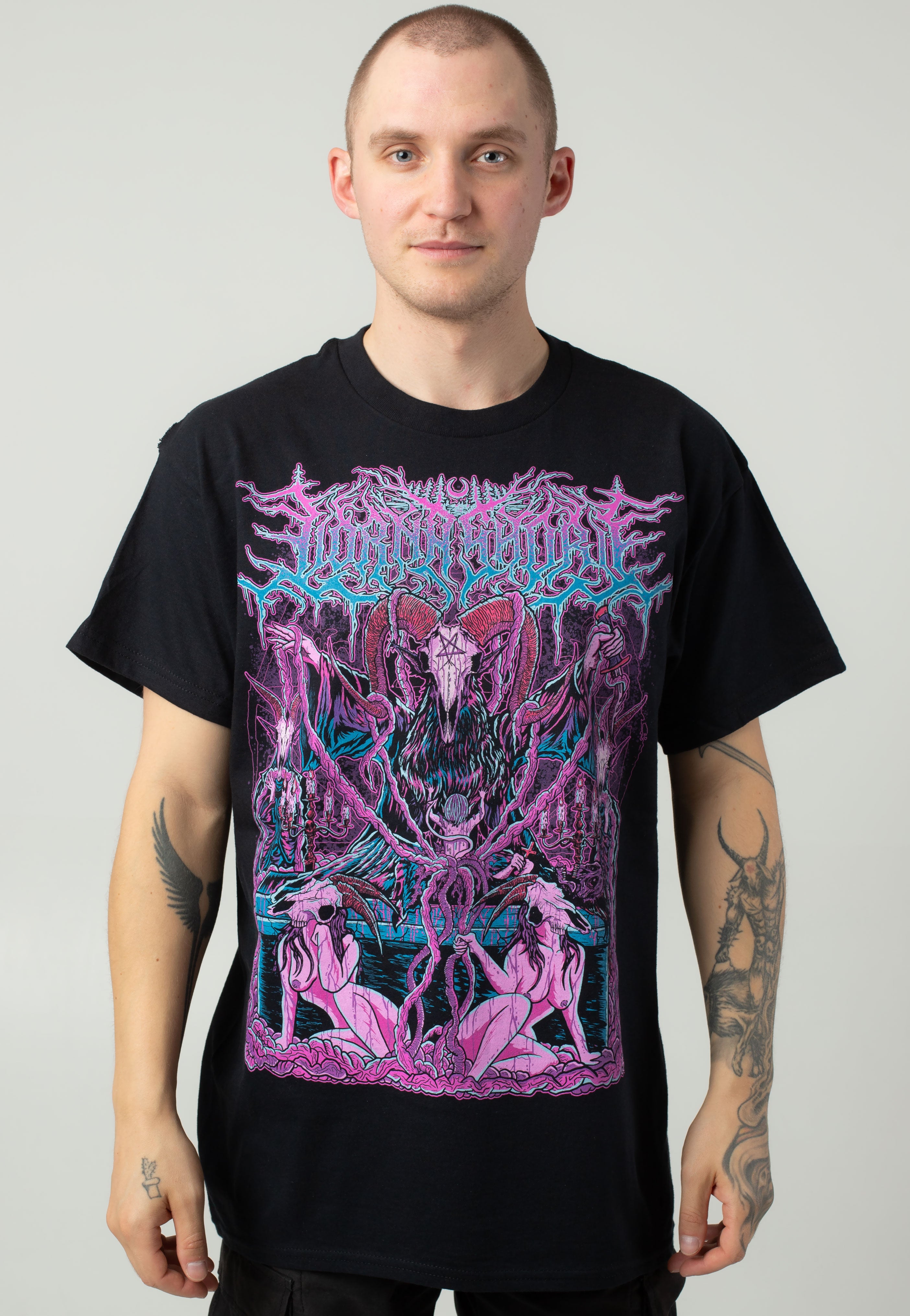 Lorna Shore Pink Goat - T-Shirt | Impericon