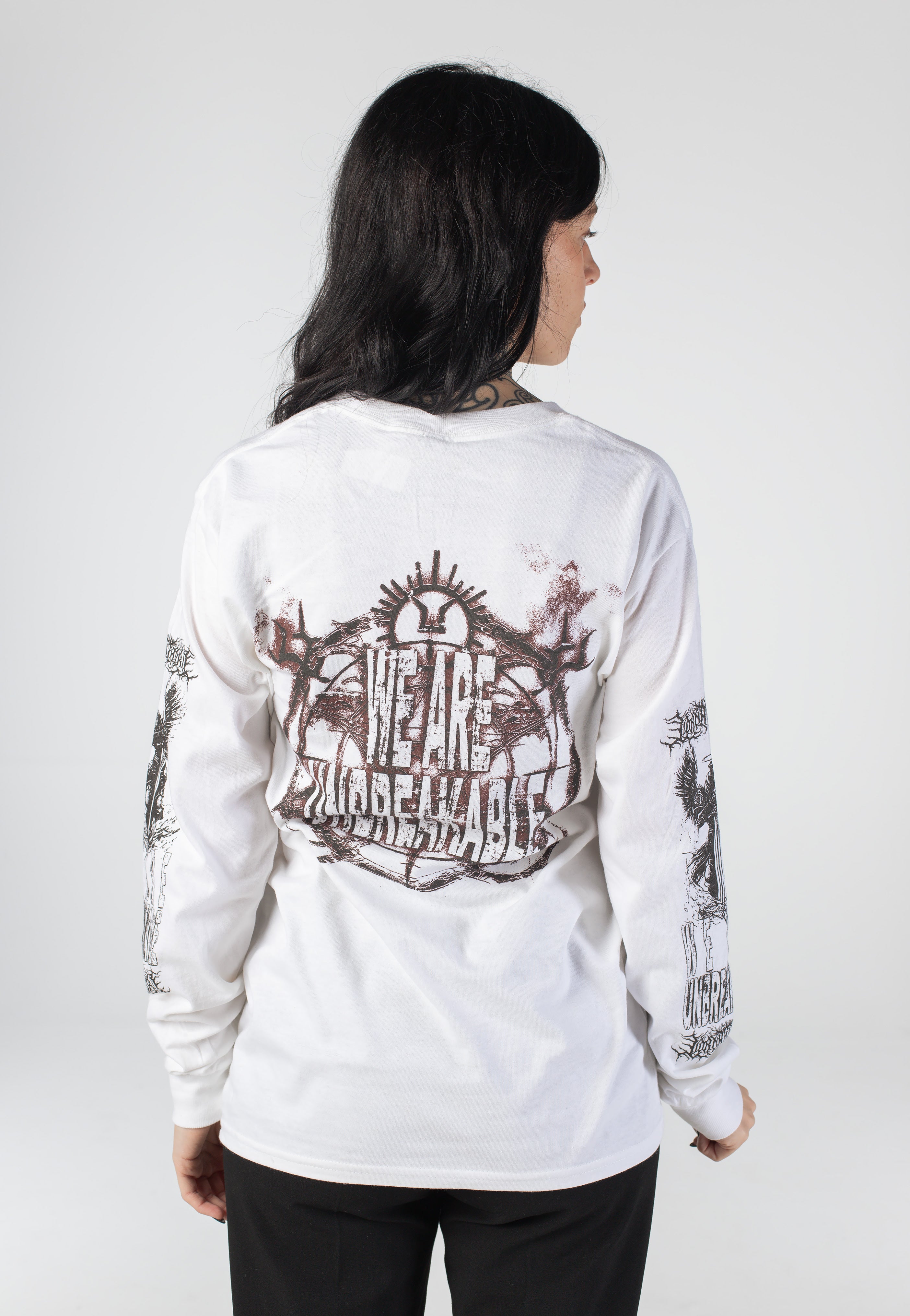 Lorna Shore Unbreakable White - Longlseeve | Impericon