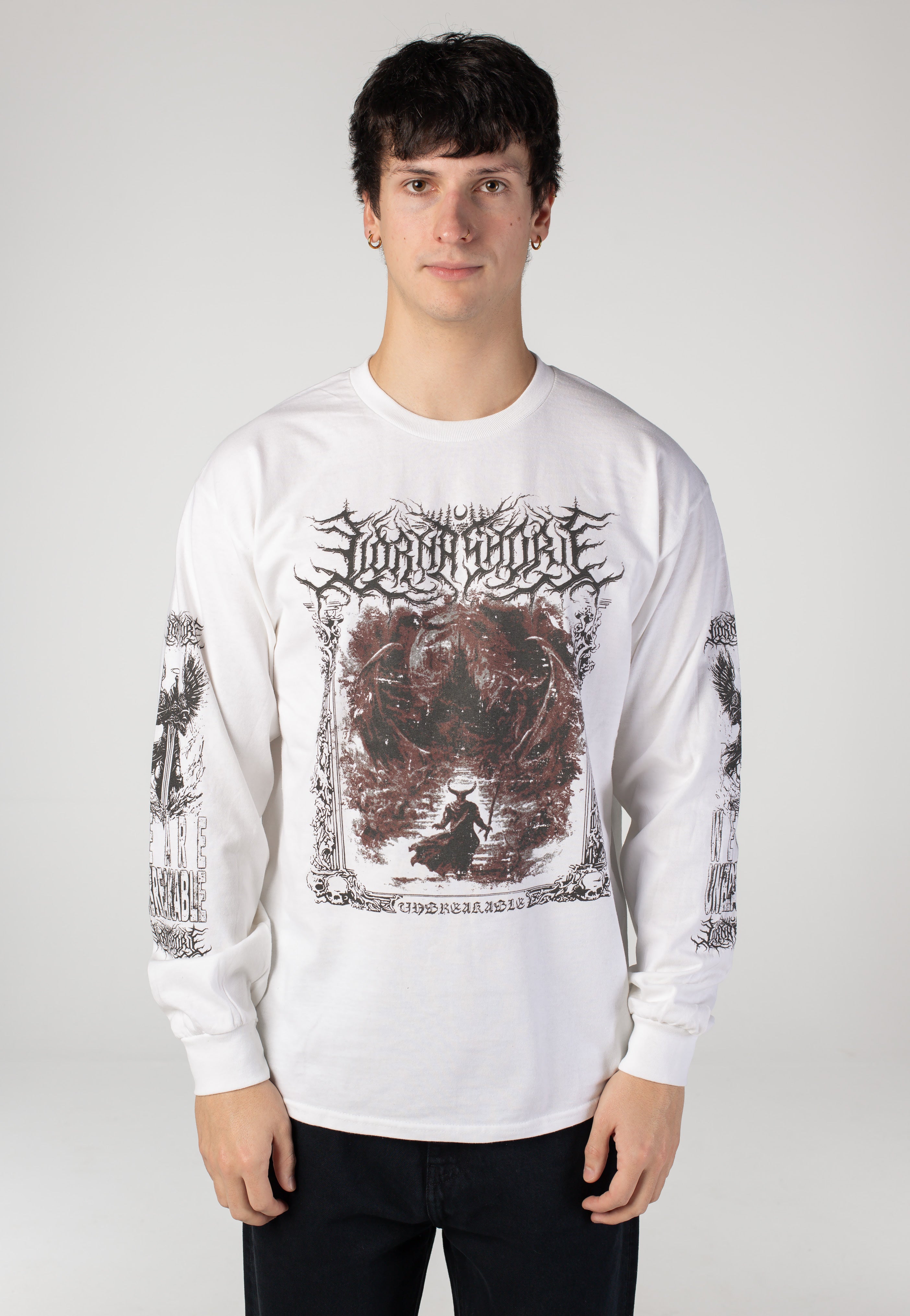 Lorna Shore - Unbreakable White - Longlseeve | Men-Image