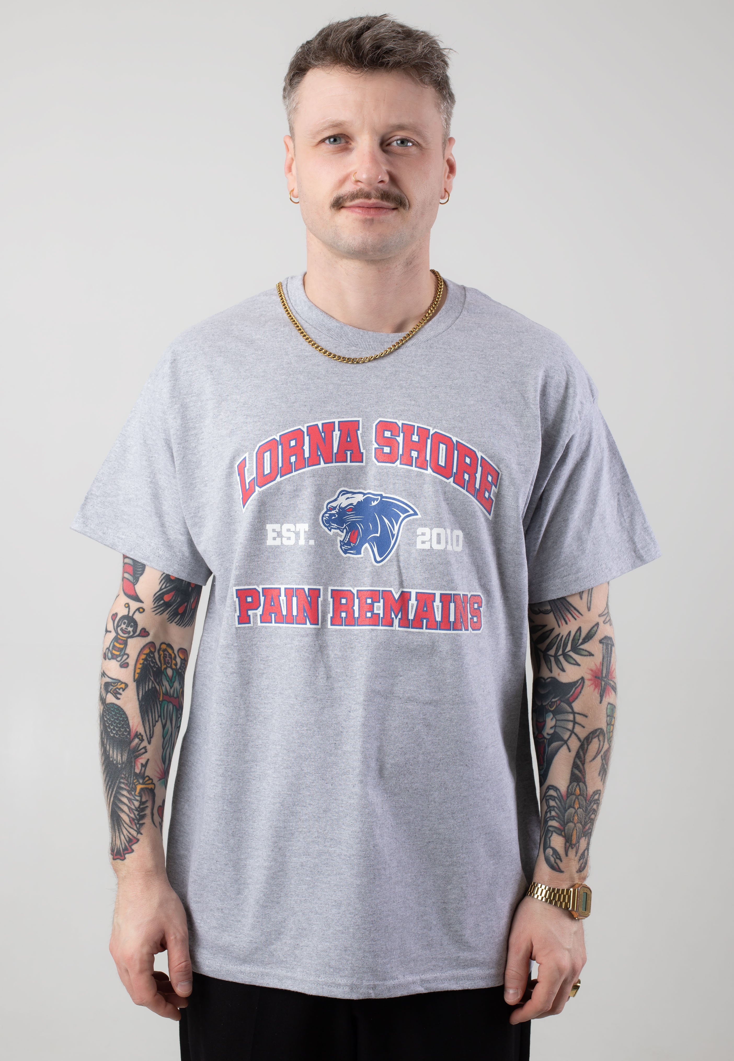 Lorna Shore - Varsity Sportsgrey - T-Shirt | Men-Image