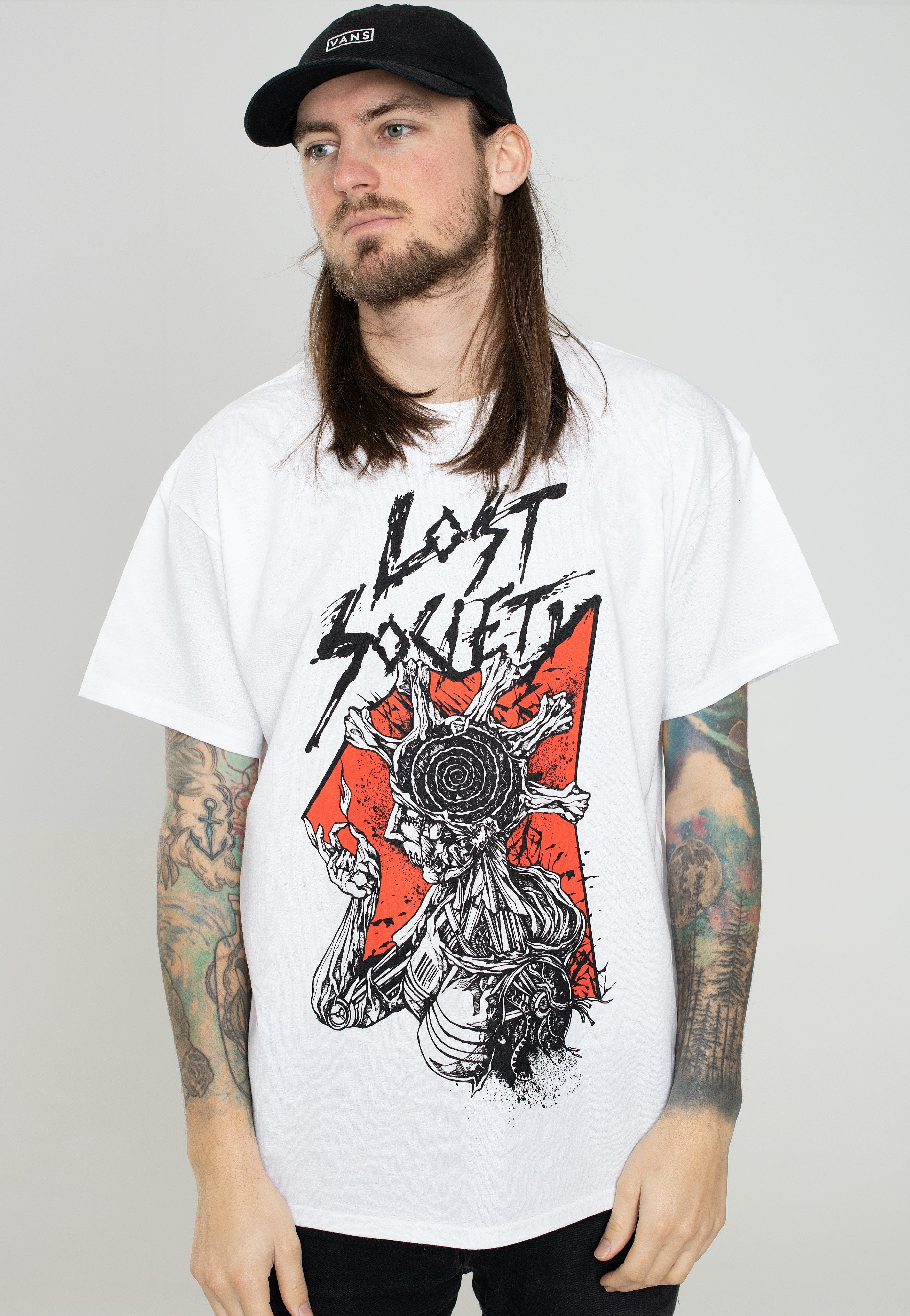 Lost Society - Fists White - T-Shirt | Men-Image