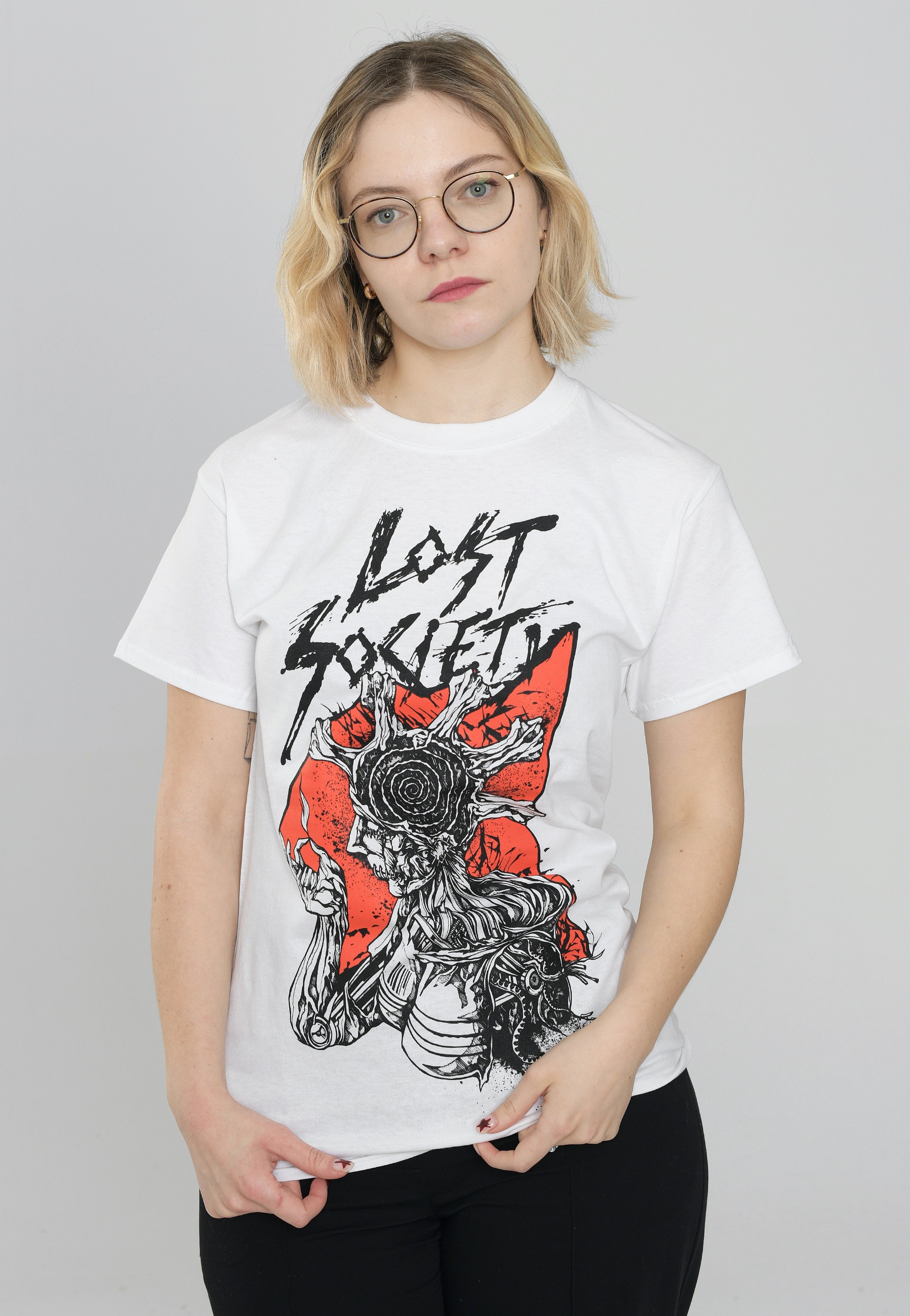 Lost Society - Fists White - T-Shirt | Women-Image