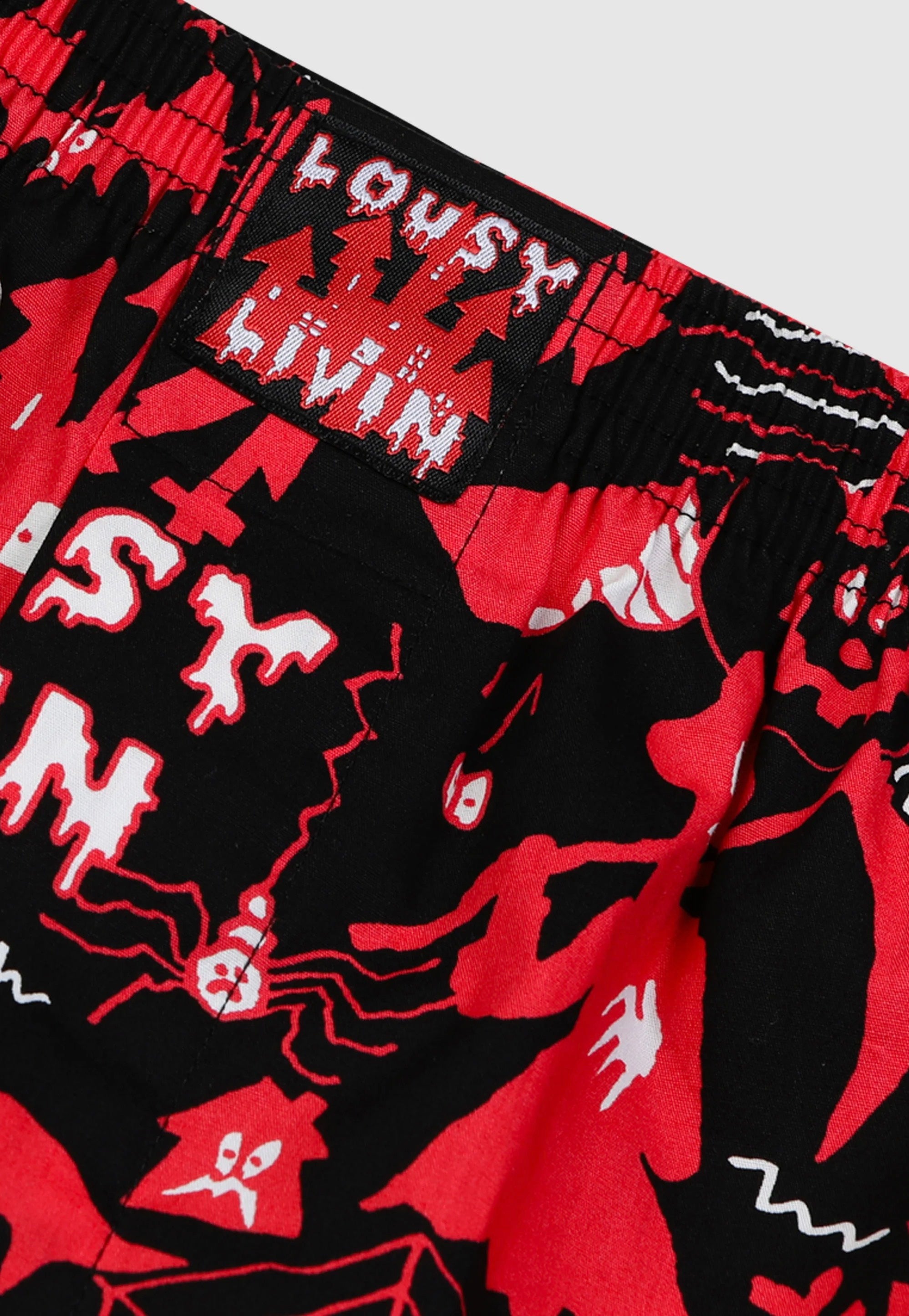 Lousy Livin - Valentines & Halloween Pack Of 2 Black/White - Boxershorts | Men-Image