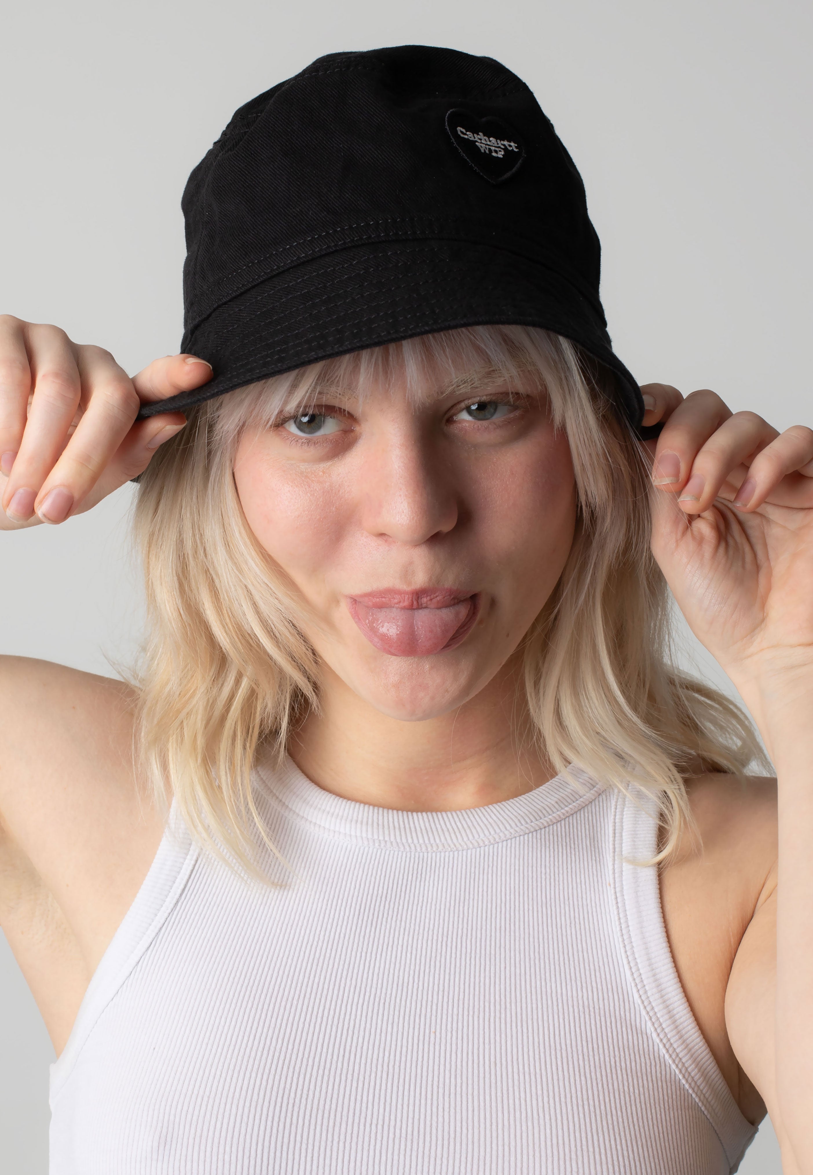 Carhartt WIP - Drewe Rinsed Black - Bucket Hat | Neutral-Image