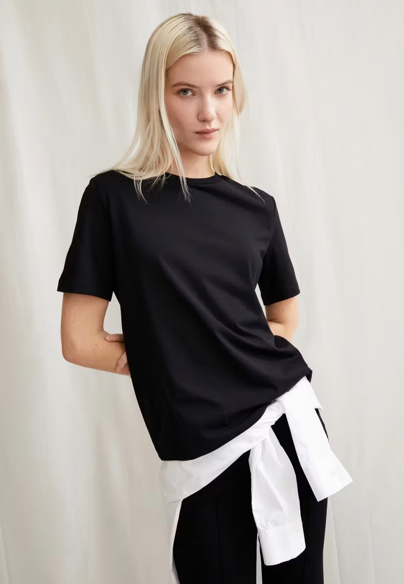 Armedangels - Lualaa Black - T-Shirt | Women-Image