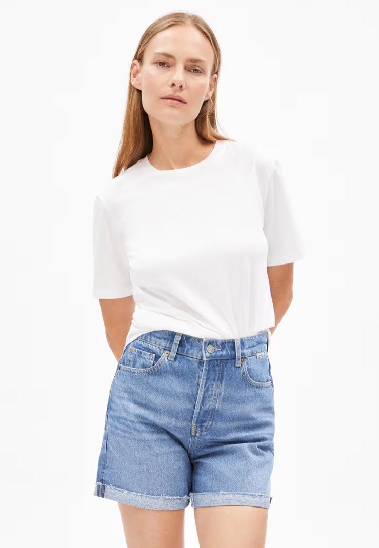 Armedangels - Lualaa White - T-Shirt | Women-Image