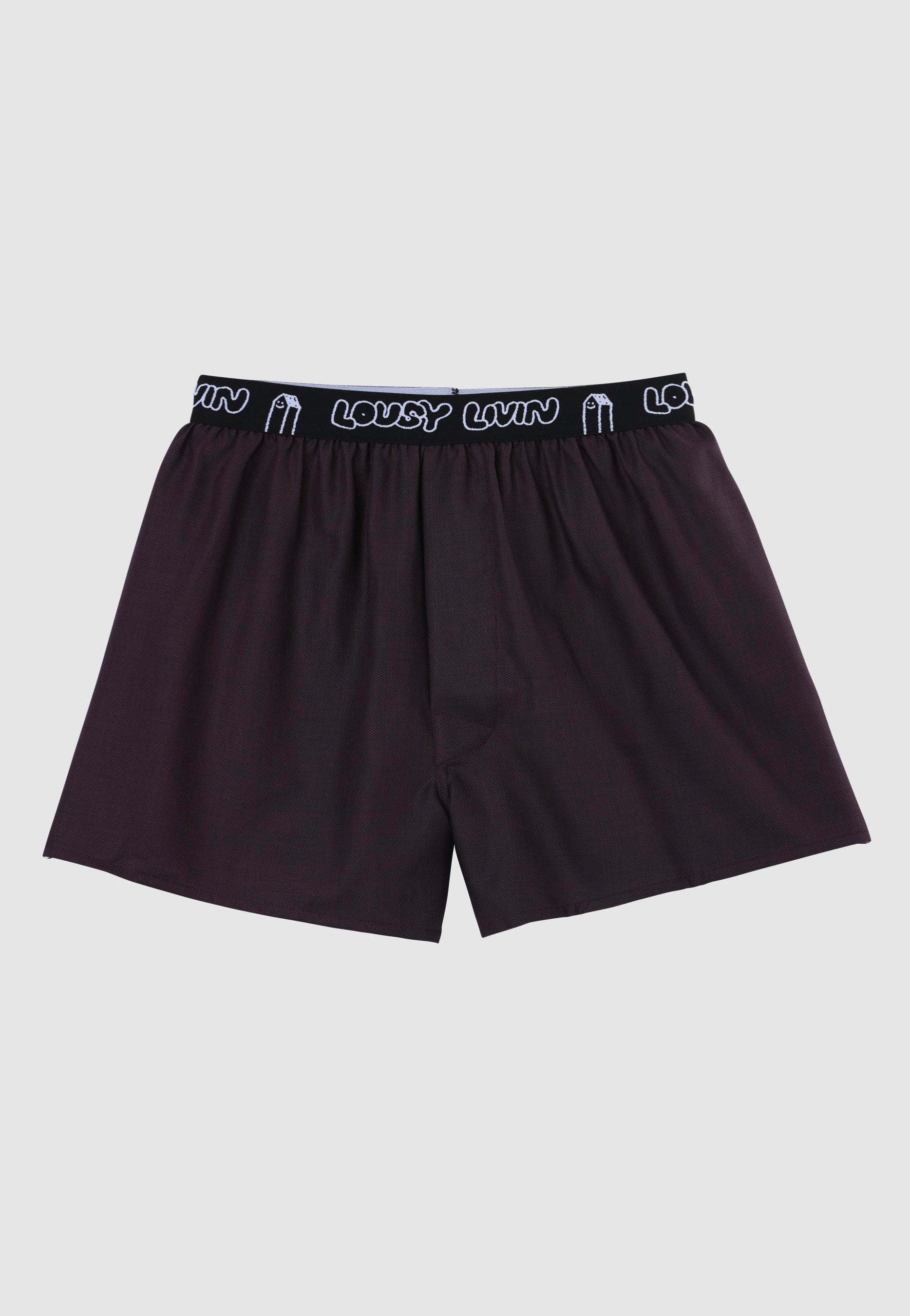 Lousy Livin - Boxerbriefs Pack Of 2 Herringbone Grey/Black - Boxershorts | Men-Image