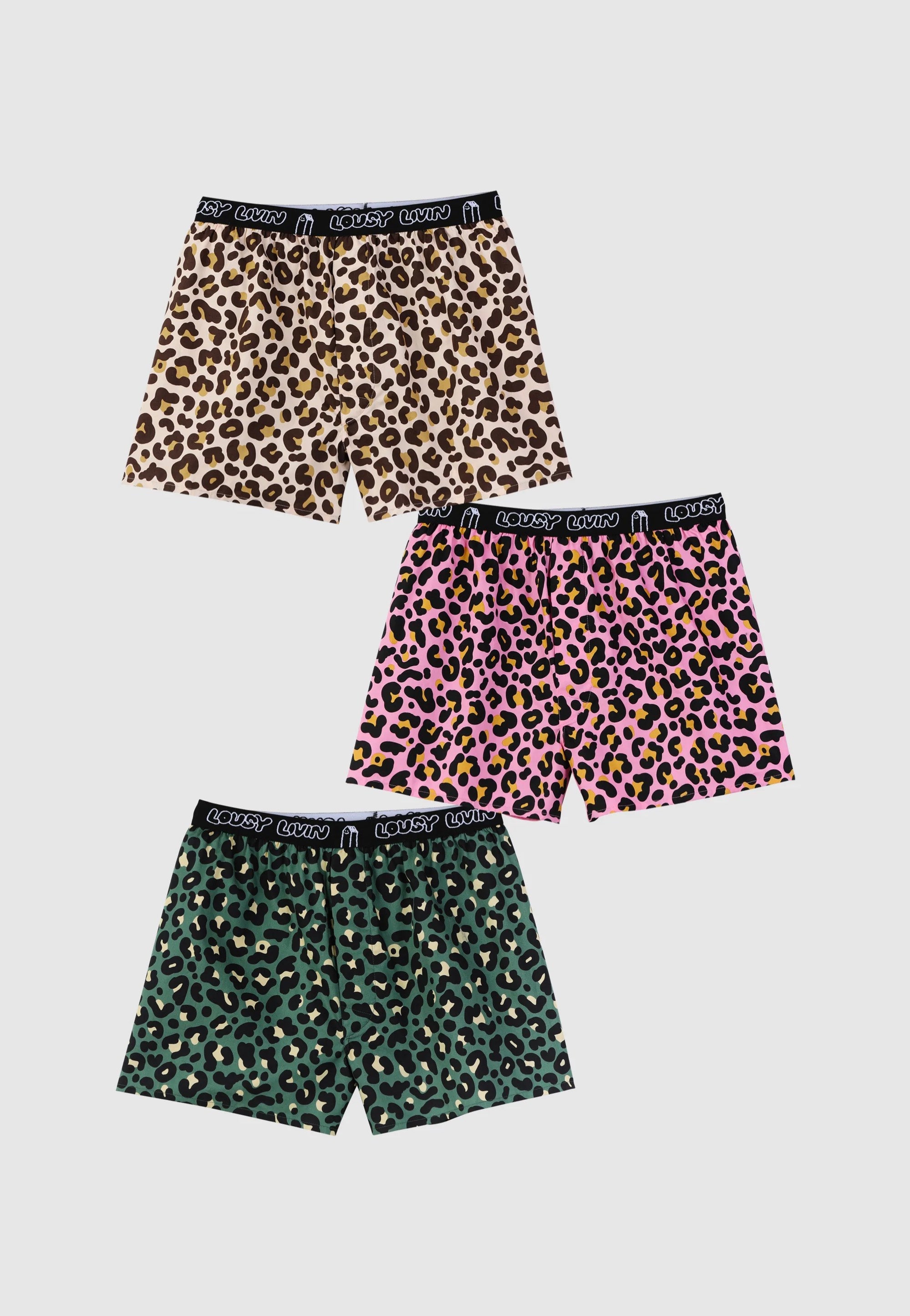 Lousy Livin - Leroy Brief Pack Of 3 Jungle - Boxershorts | Men-Image
