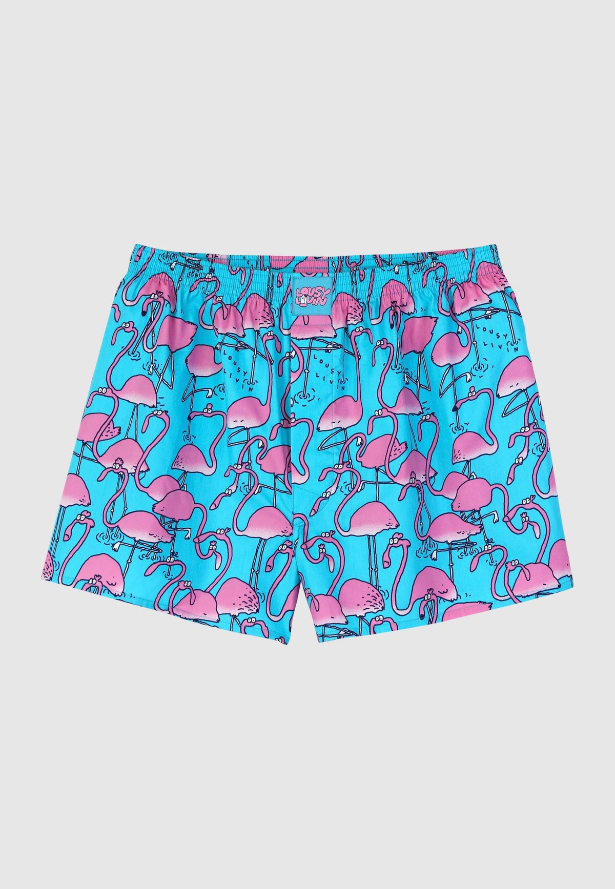 Lousy Livin Greater Flamingos Pack Of 3 Florida Boxershorts | Men-Image
