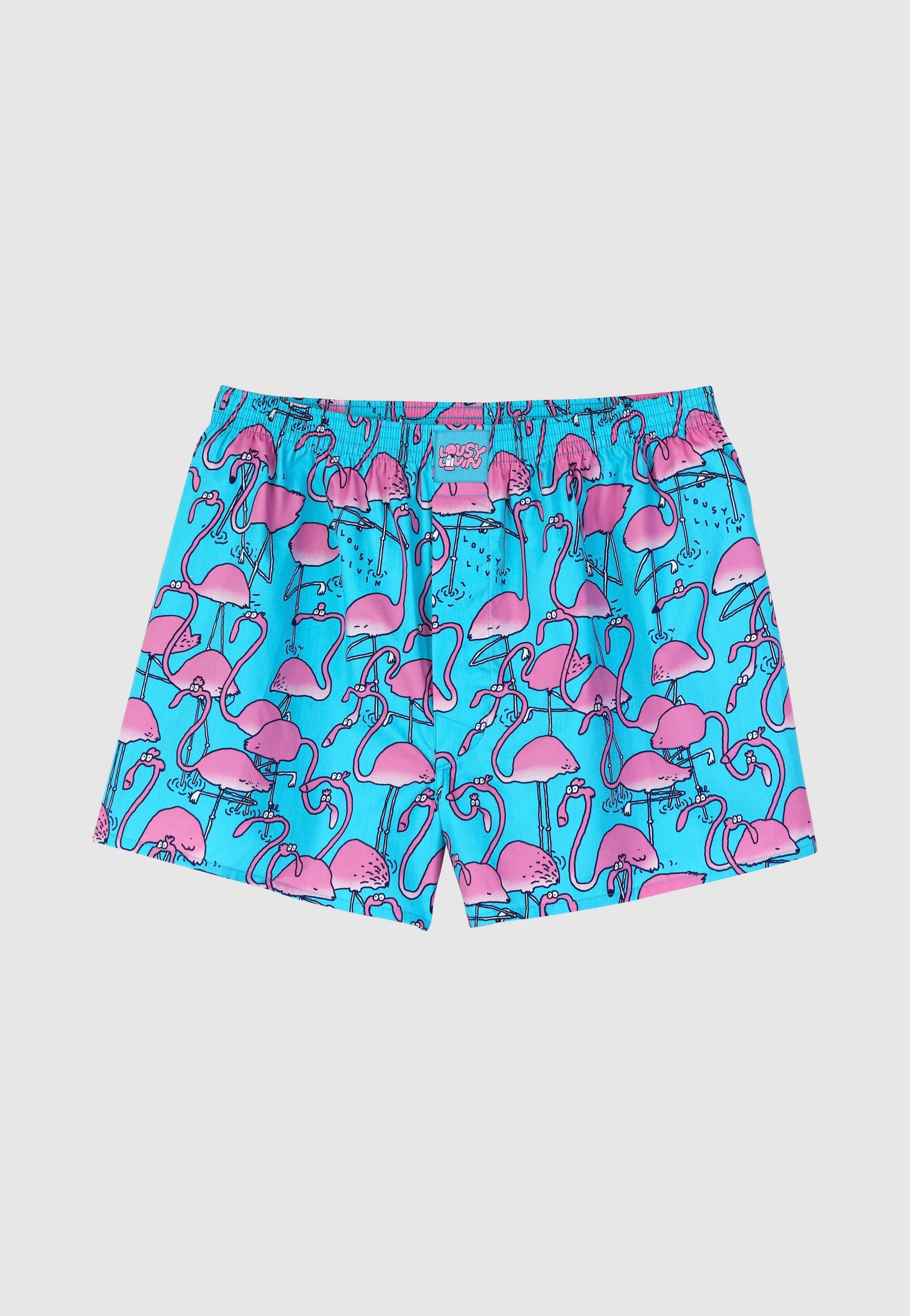 Lousy Livin - Greater Flamingos Blue - Boxershorts | Men-Image