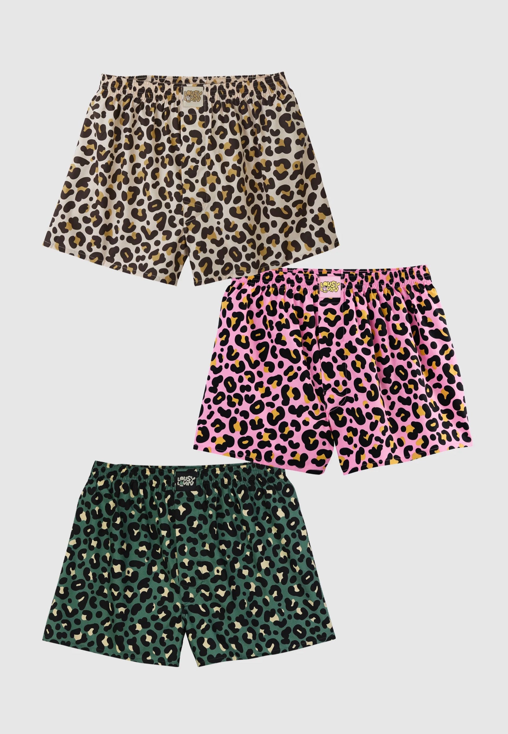 Lousy Livin - Leroy Pack Of 3 Jungle - Boxershorts | Men-Image
