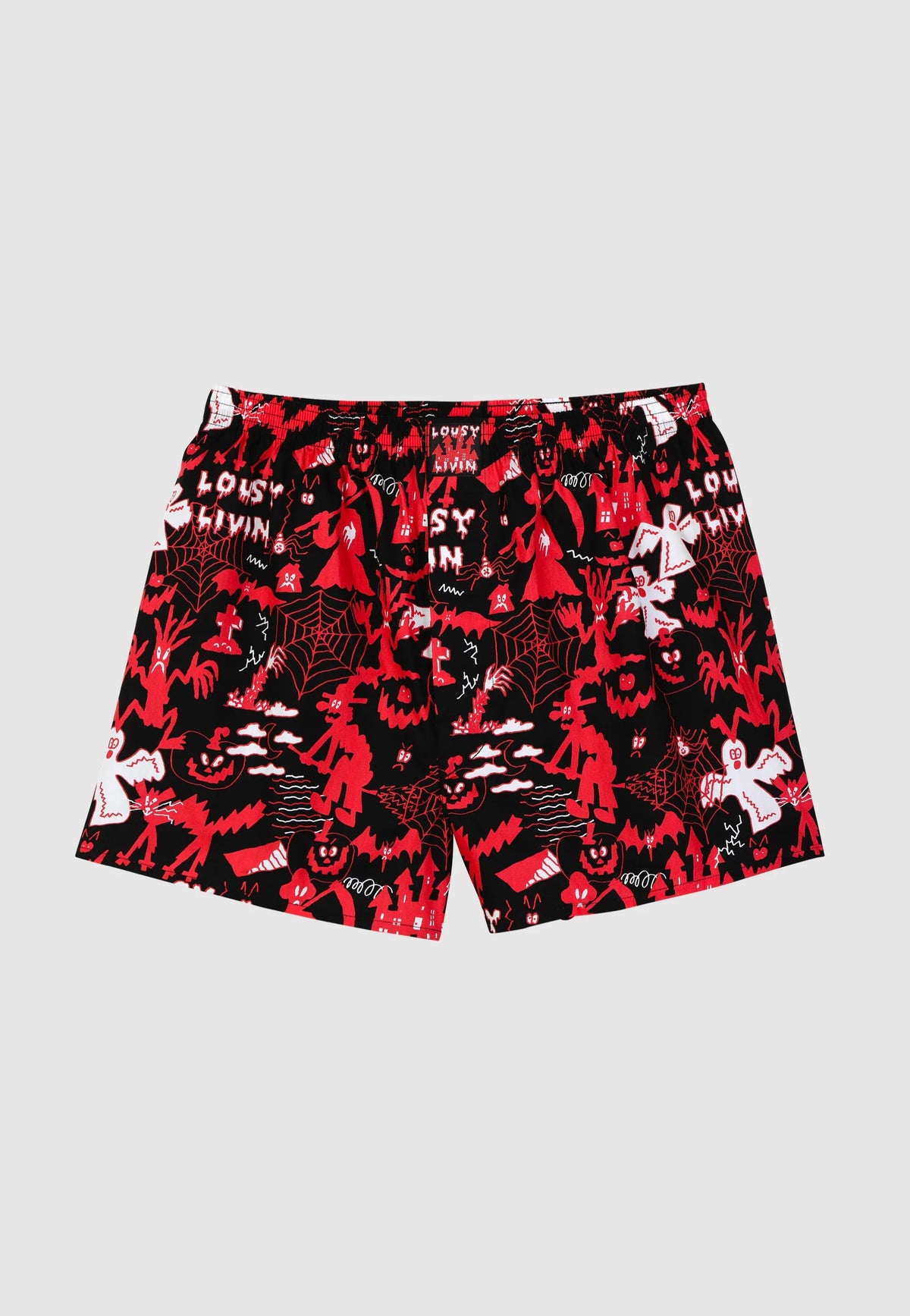 Lousy Livin Night Falls Pack Of 3 Black Boxer | Men-Image