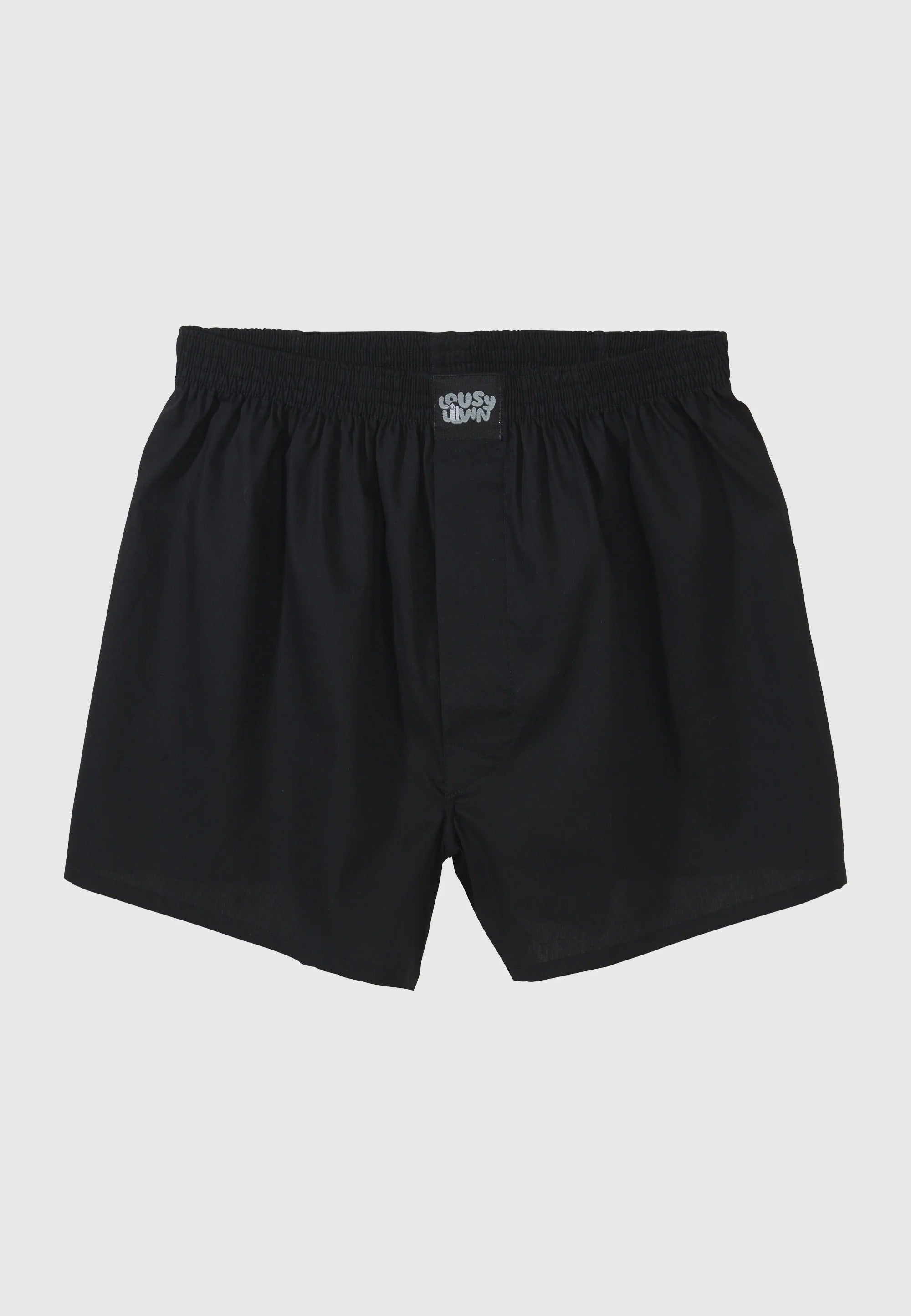 Lousy Livin - Plain Pack Of 3 Black - Boxershorts | Men-Image