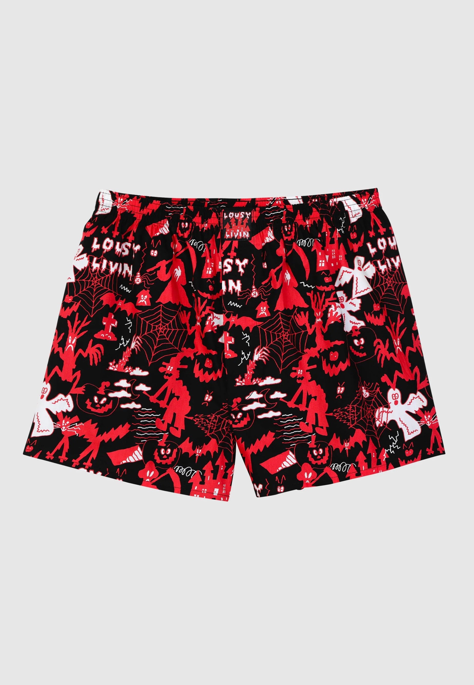 Lousy Livin - Valentines & Halloween Pack Of 2 Black/White - Boxershorts | Men-Image