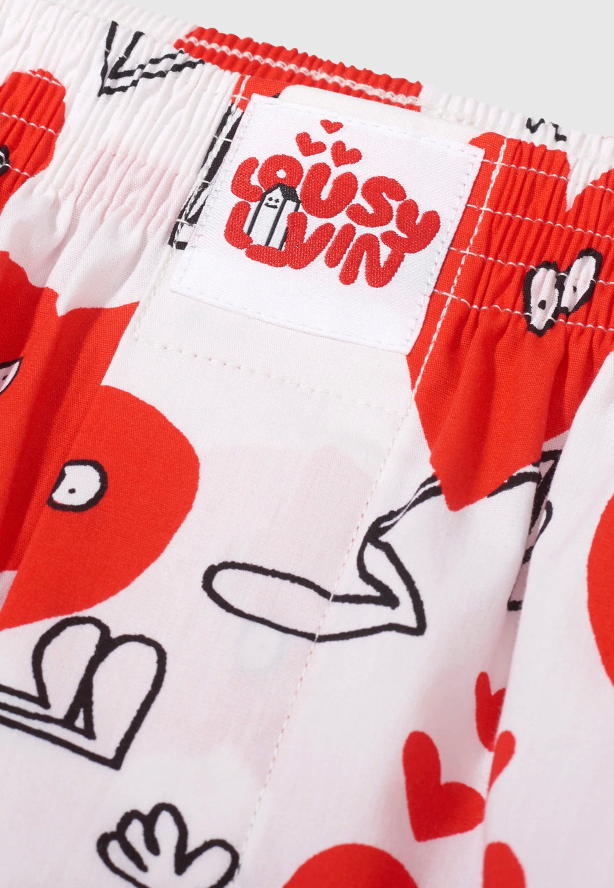 Lousy Livin - Valentines & Halloween Pack Of 2 Black/White - Boxershorts | Men-Image