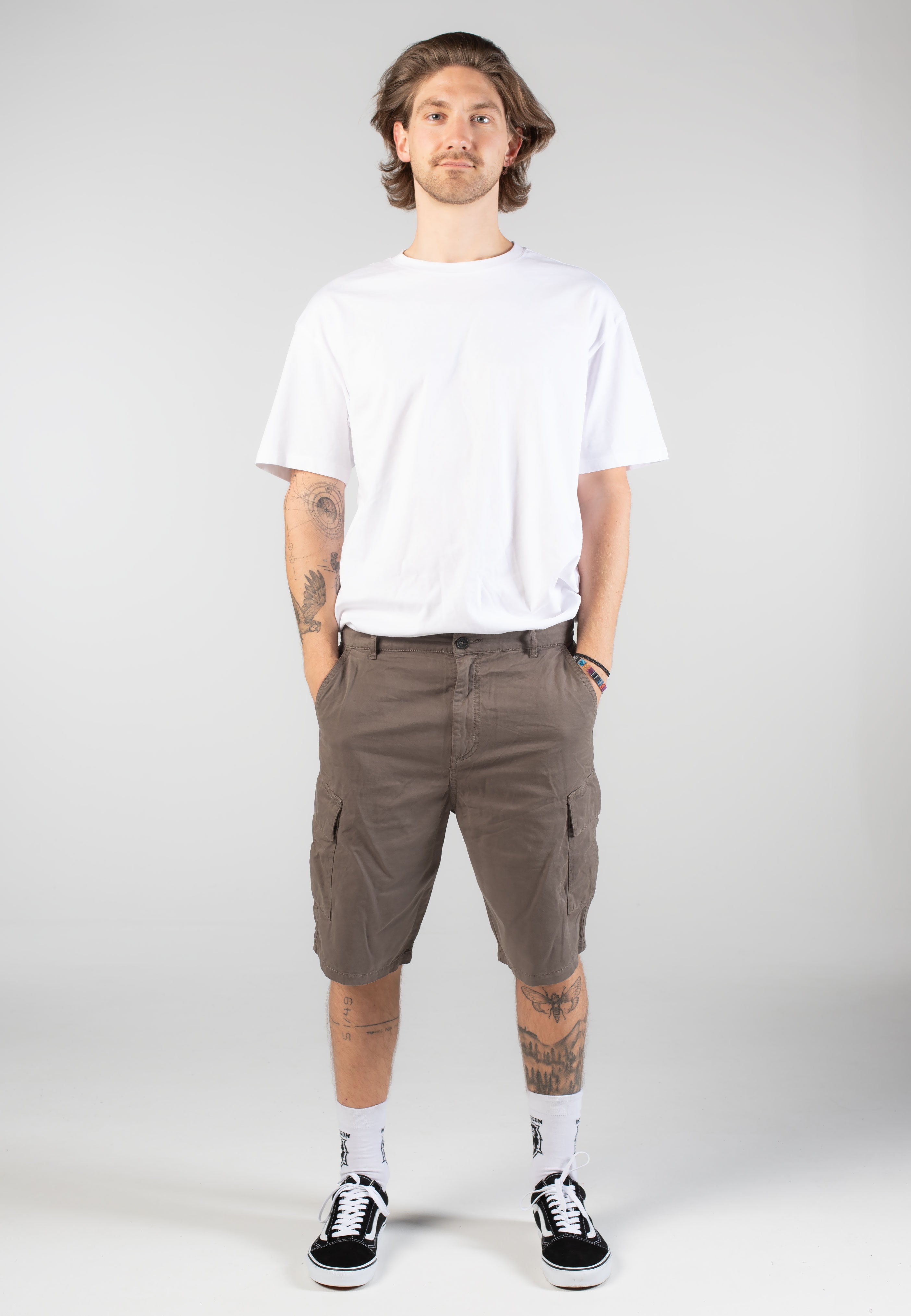 Lyle & Scott - Cargo Khaki Ash - Shorts | Men-Image