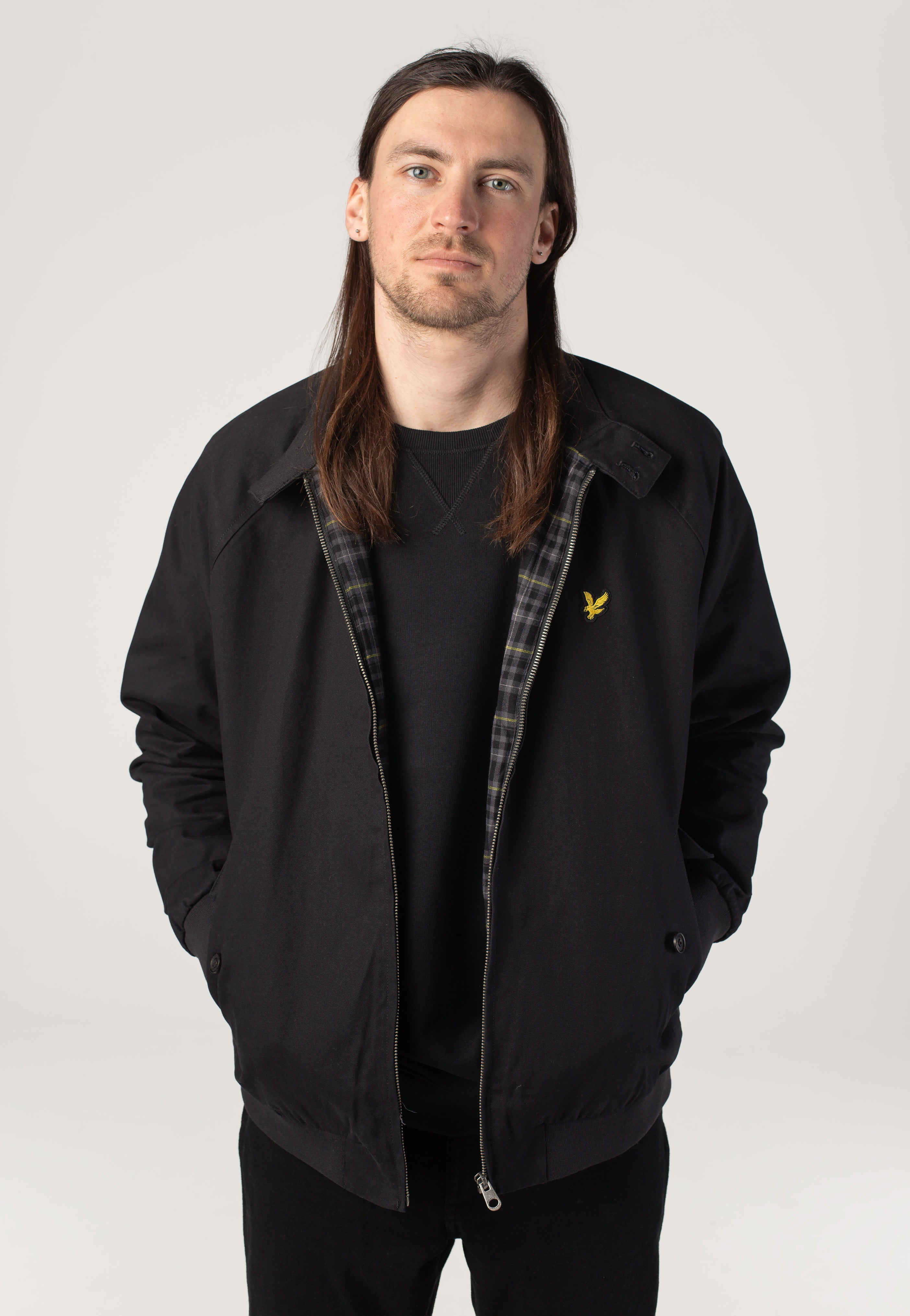 Lyle & Scott - Cotton Harrington Jet Black - Jacket | Men-Image