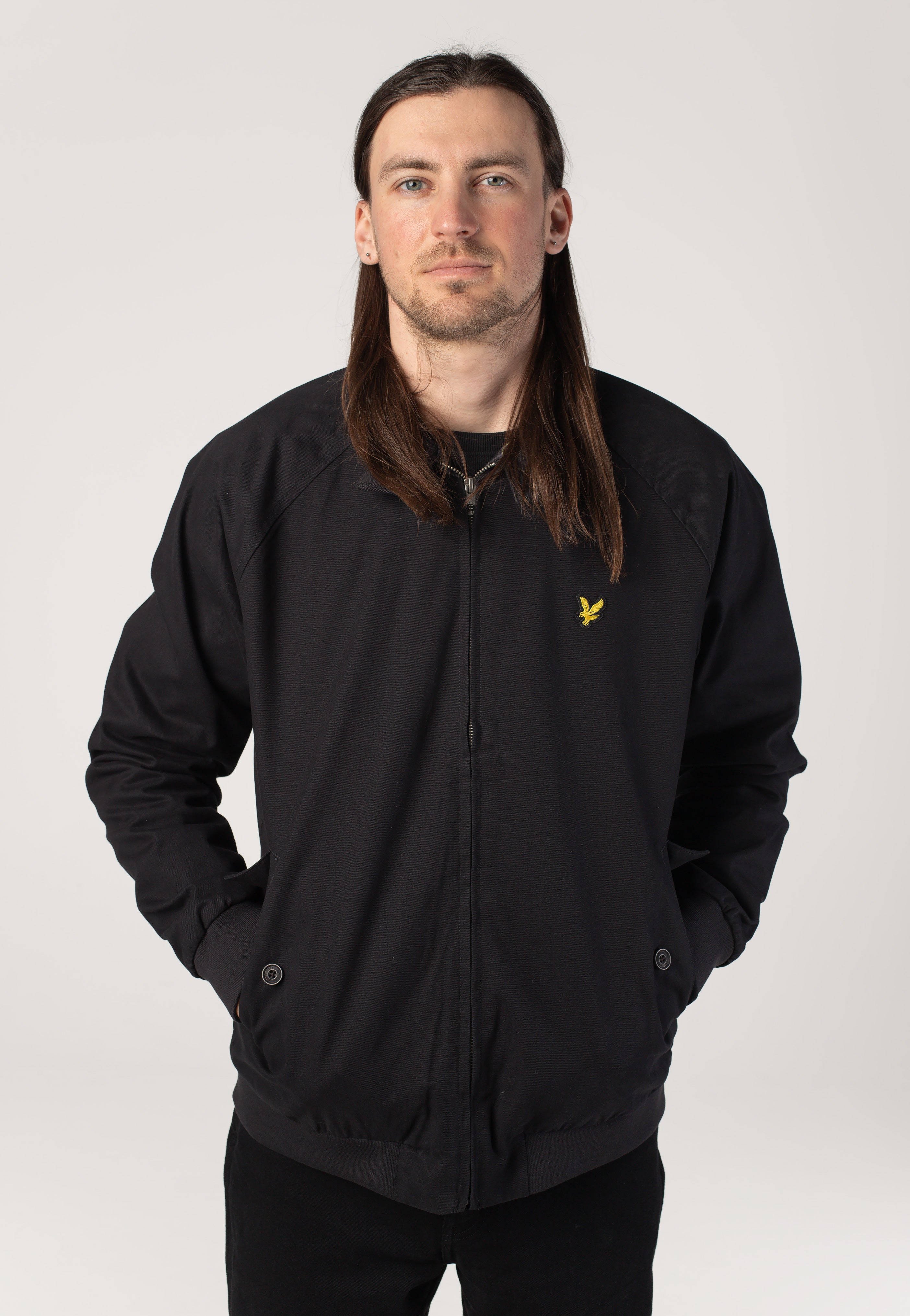 Lyle & Scott - Cotton Harrington Jet Black - Jacket | Men-Image