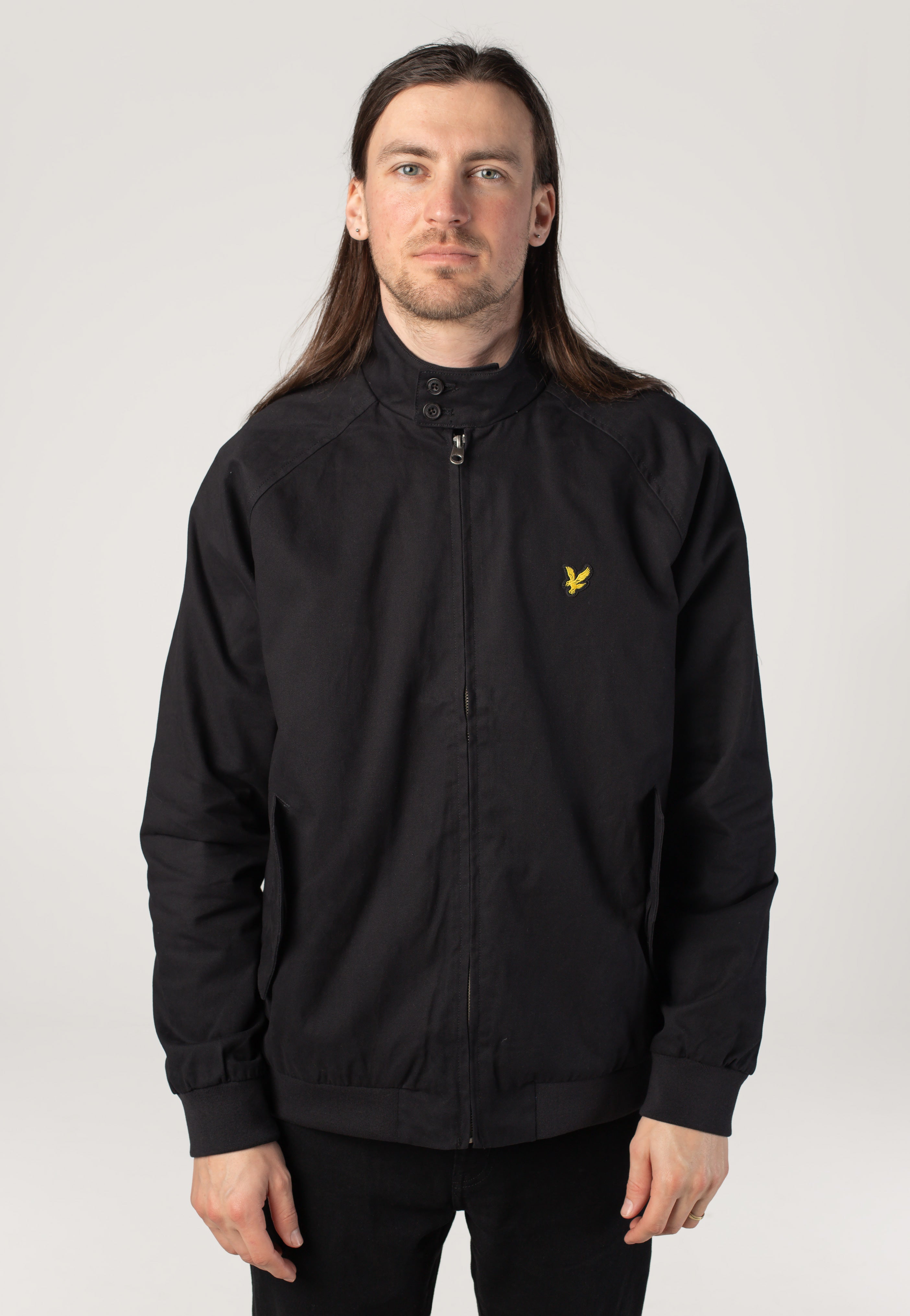 Lyle & Scott - Cotton Harrington Jet Black - Jacket | Men-Image