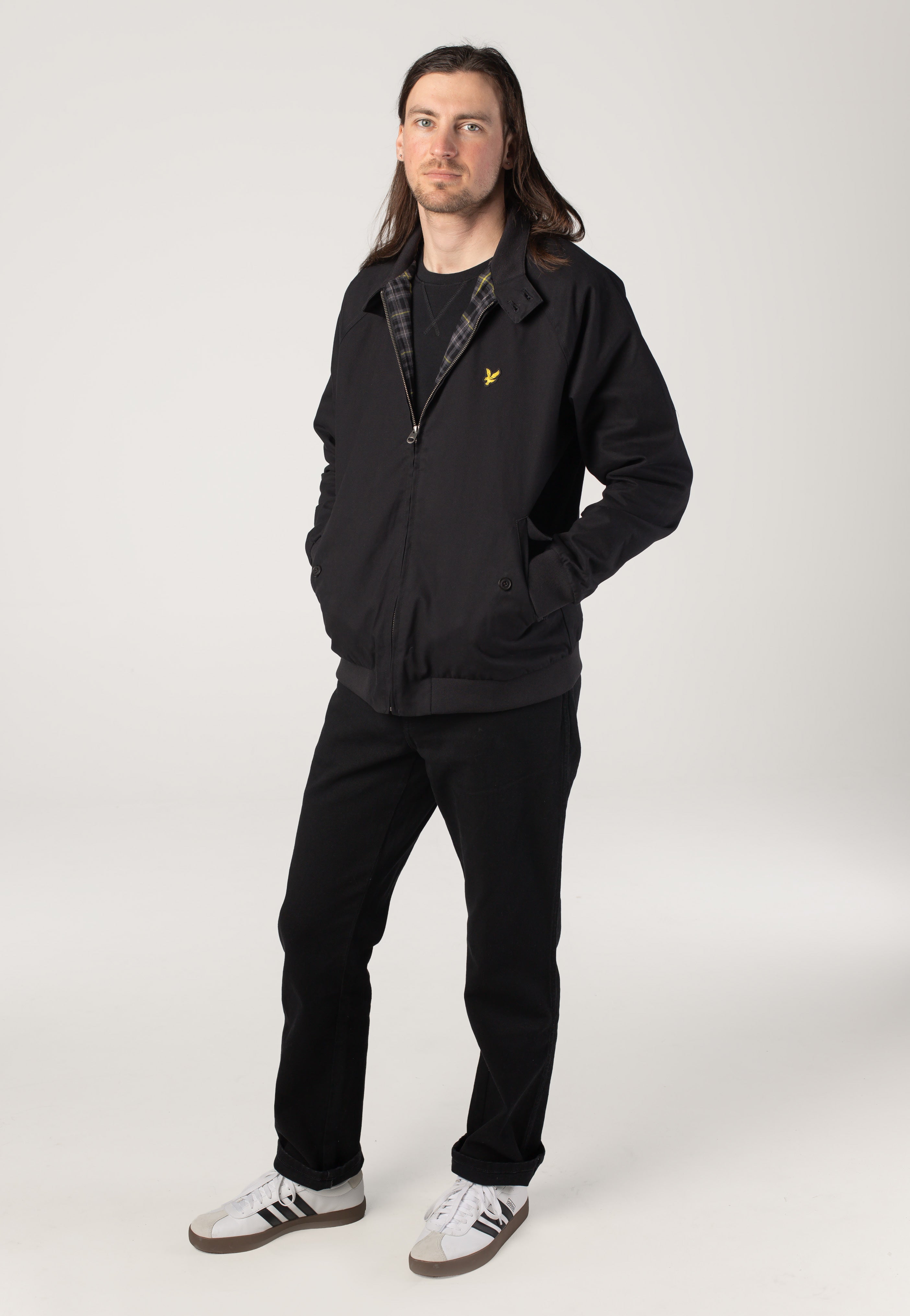 Lyle & Scott - Cotton Harrington Jet Black - Jacket | Men-Image