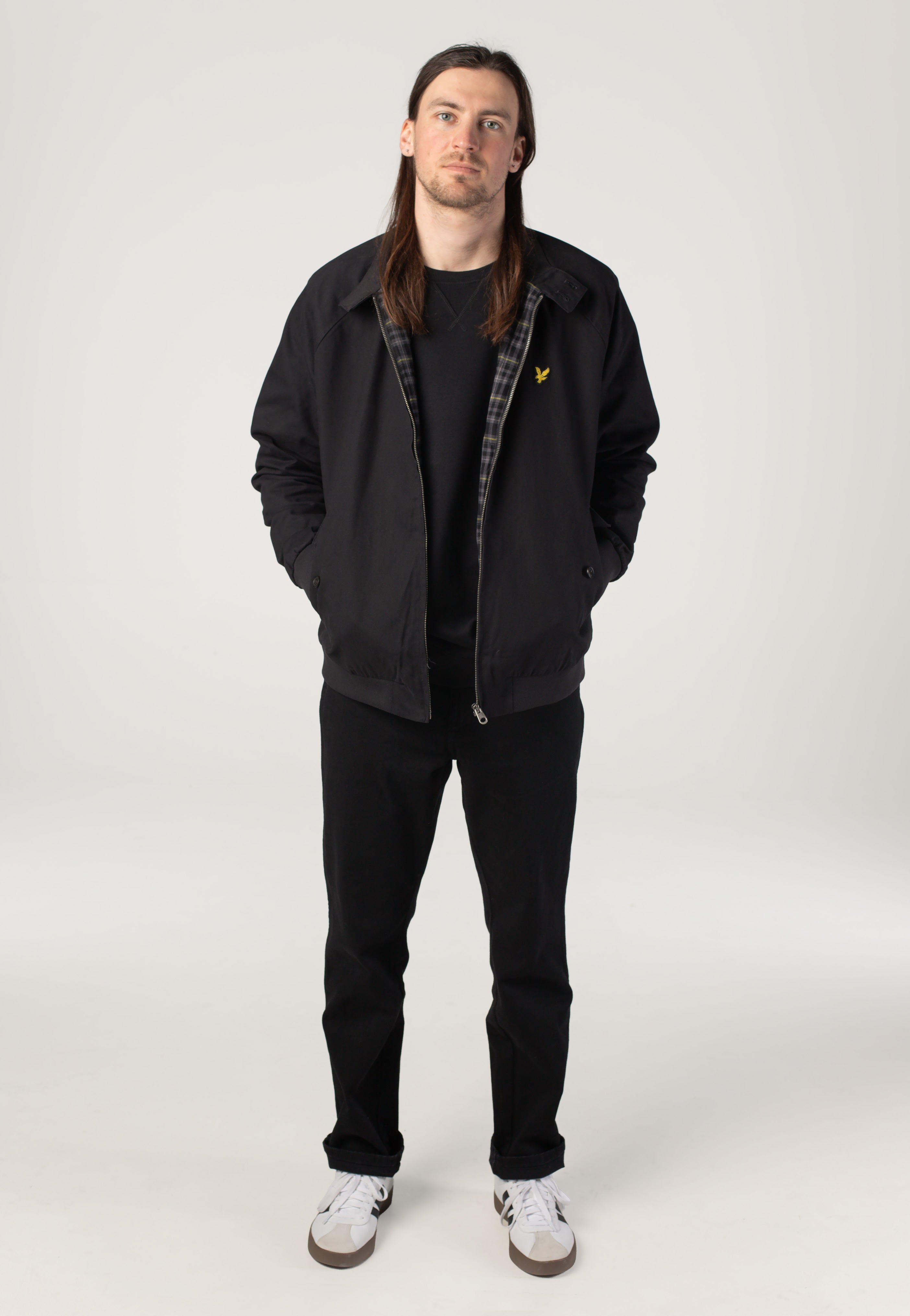 Lyle & Scott - Cotton Harrington Jet Black - Jacket | Men-Image