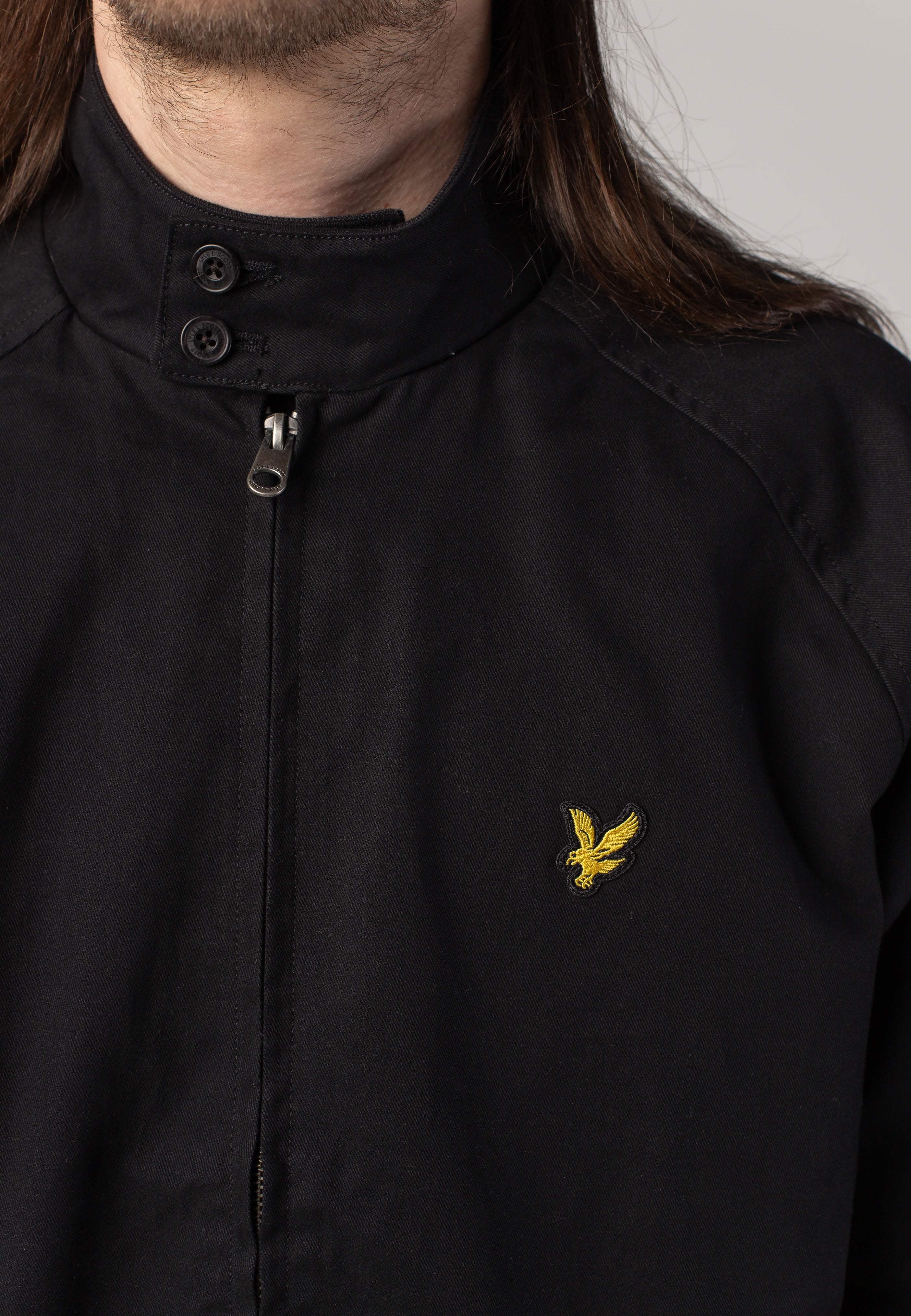 Lyle & Scott - Cotton Harrington Jet Black - Jacket | Men-Image