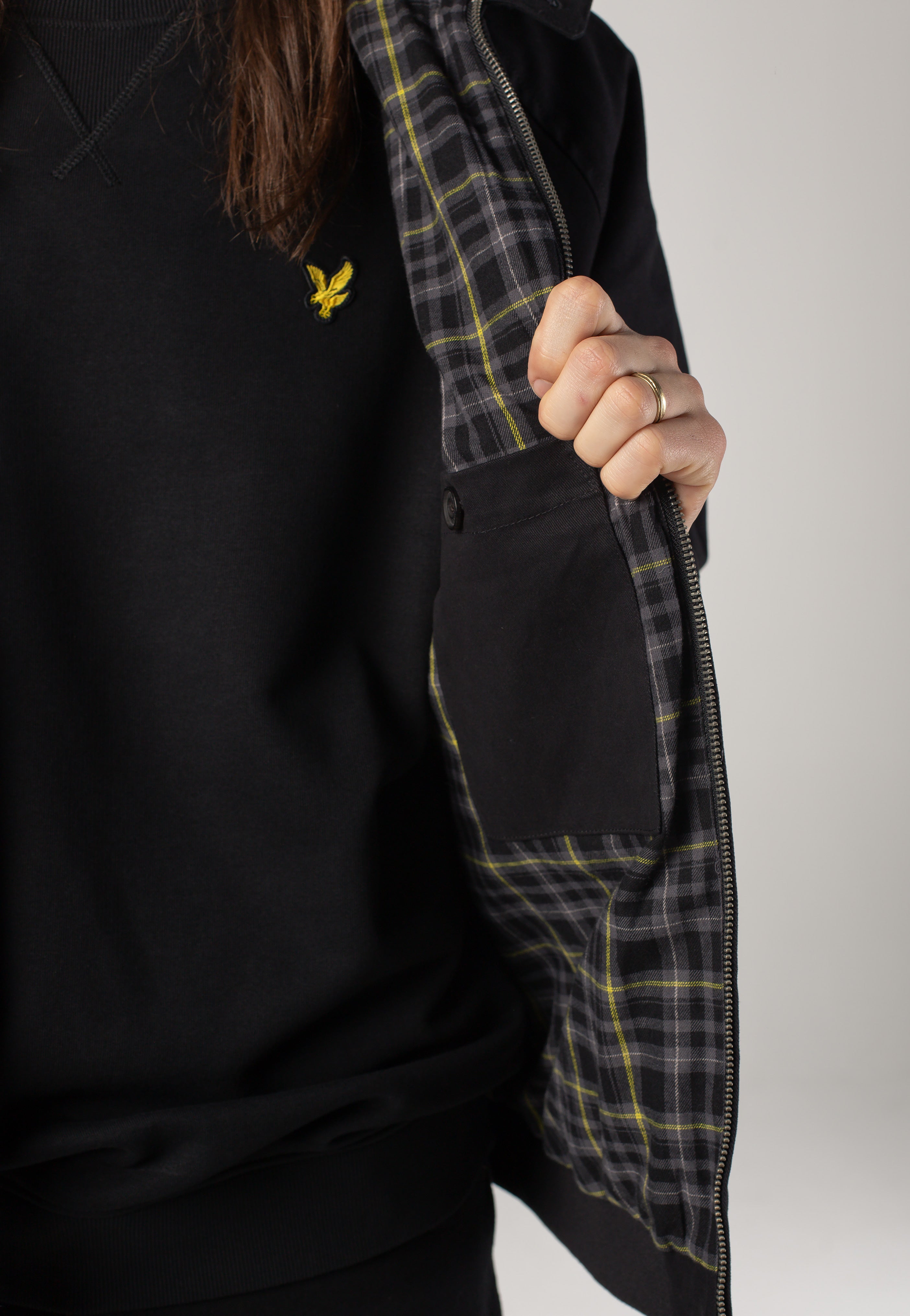 Lyle & Scott - Cotton Harrington Jet Black - Jacket | Men-Image